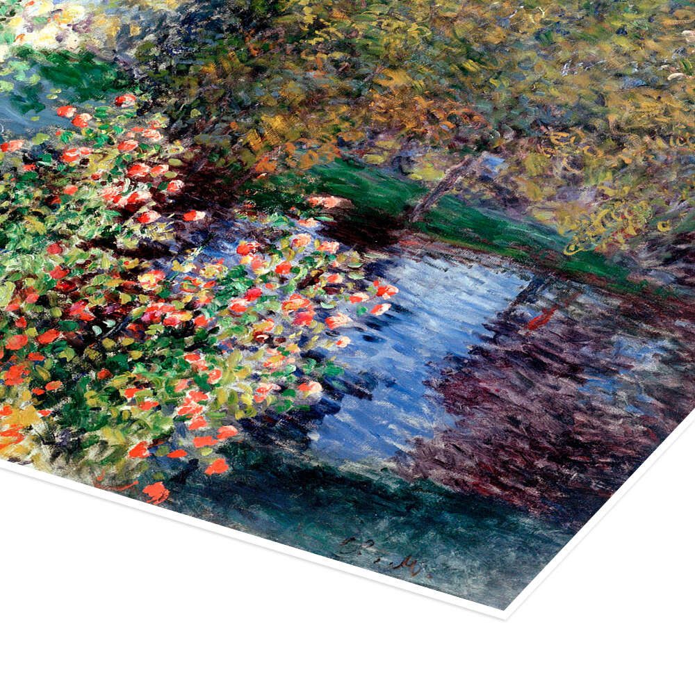 Posterlounge Wandbild Stiller Winkel, Claude Monet, erhältlich als Poster, Leinwandbild, Wandsticker oder Acrylglasbild