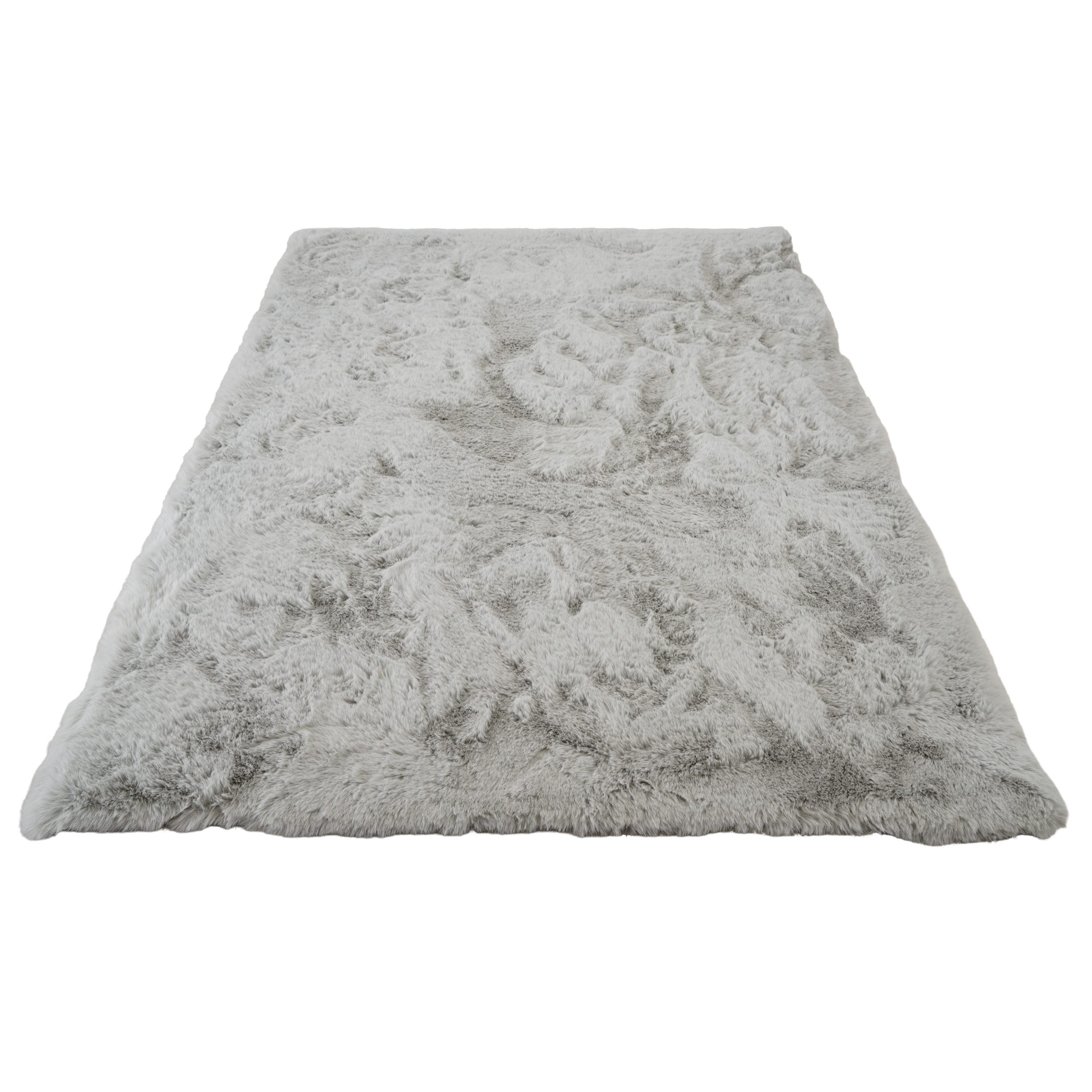 Consilio Concept Fellteppich Teppich Hasenfell Imitat HEAVEN Fell Hochflor rechteckig Höhe: 50 mm