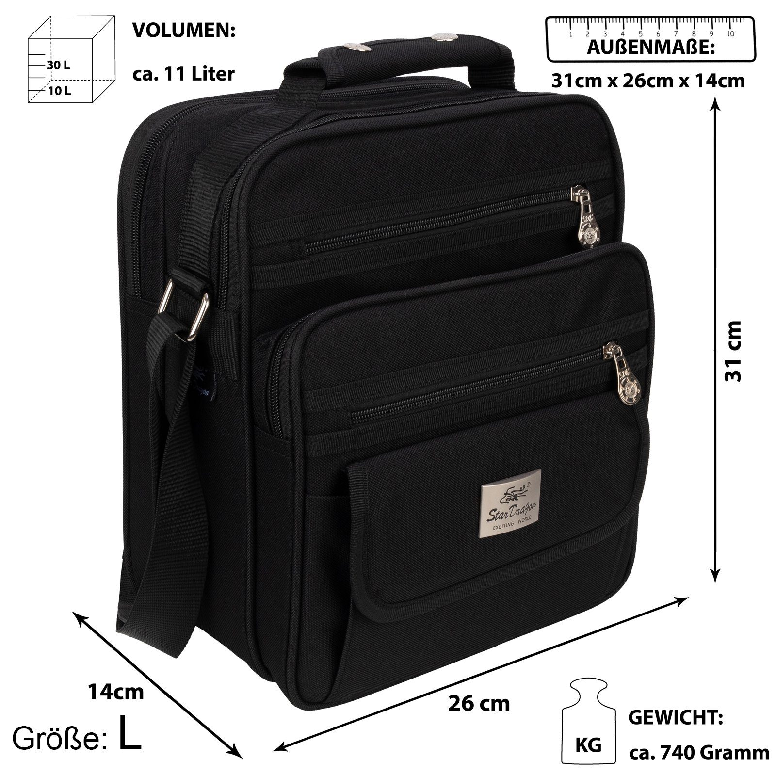 EAAKIE Umhängetasche Tasche Arbeitstasche Umhängetasche Flugbegleiter Herre günstig online kaufen