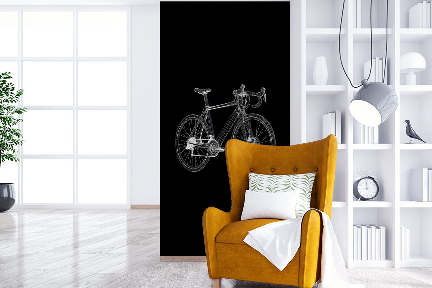 MuchoWow Fototapete Linien - Illustration - günstig online kaufen