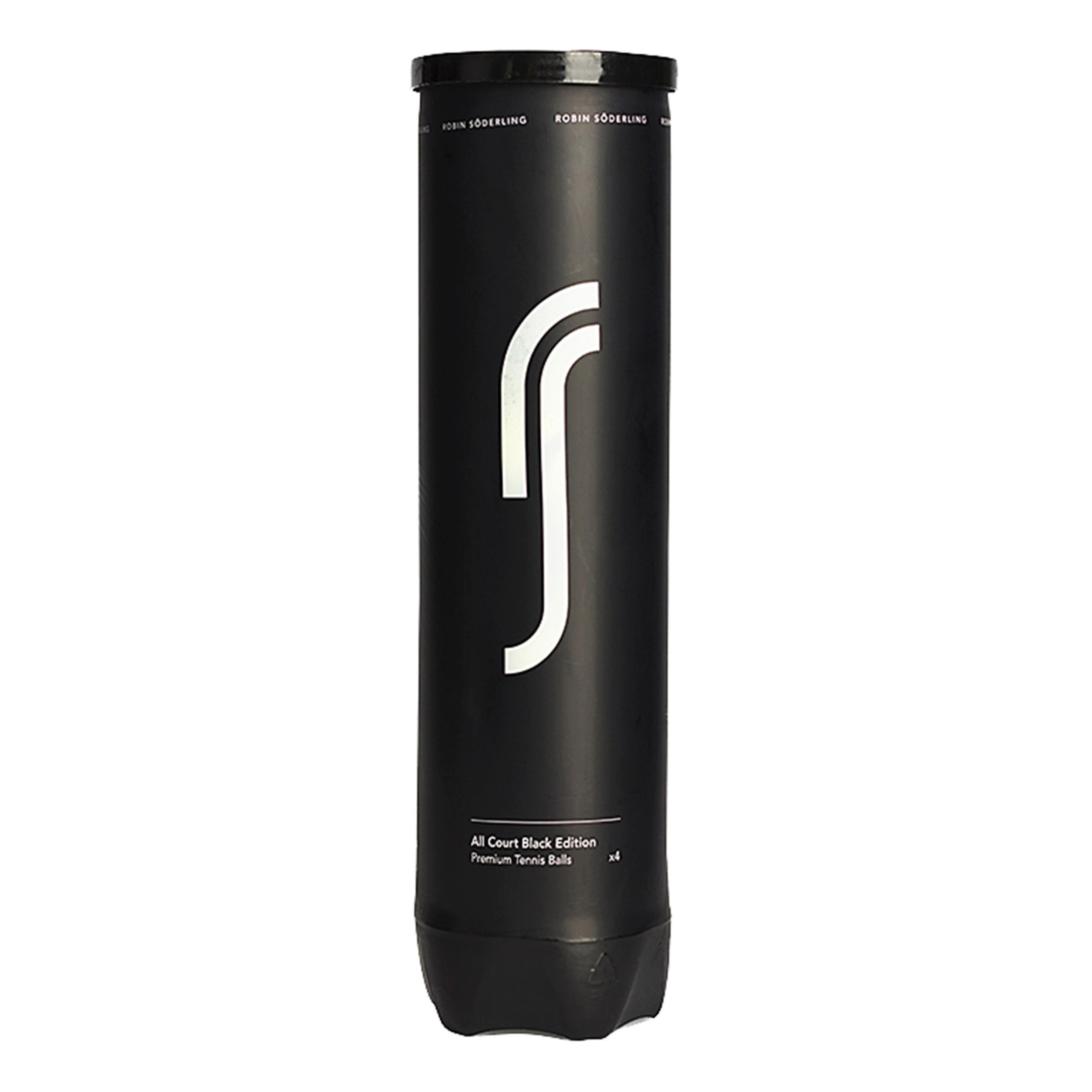 RS by Robin Söderling Tennisball Black Edition - 4 Tennisbälle - Innendruckball - (4er Dose)