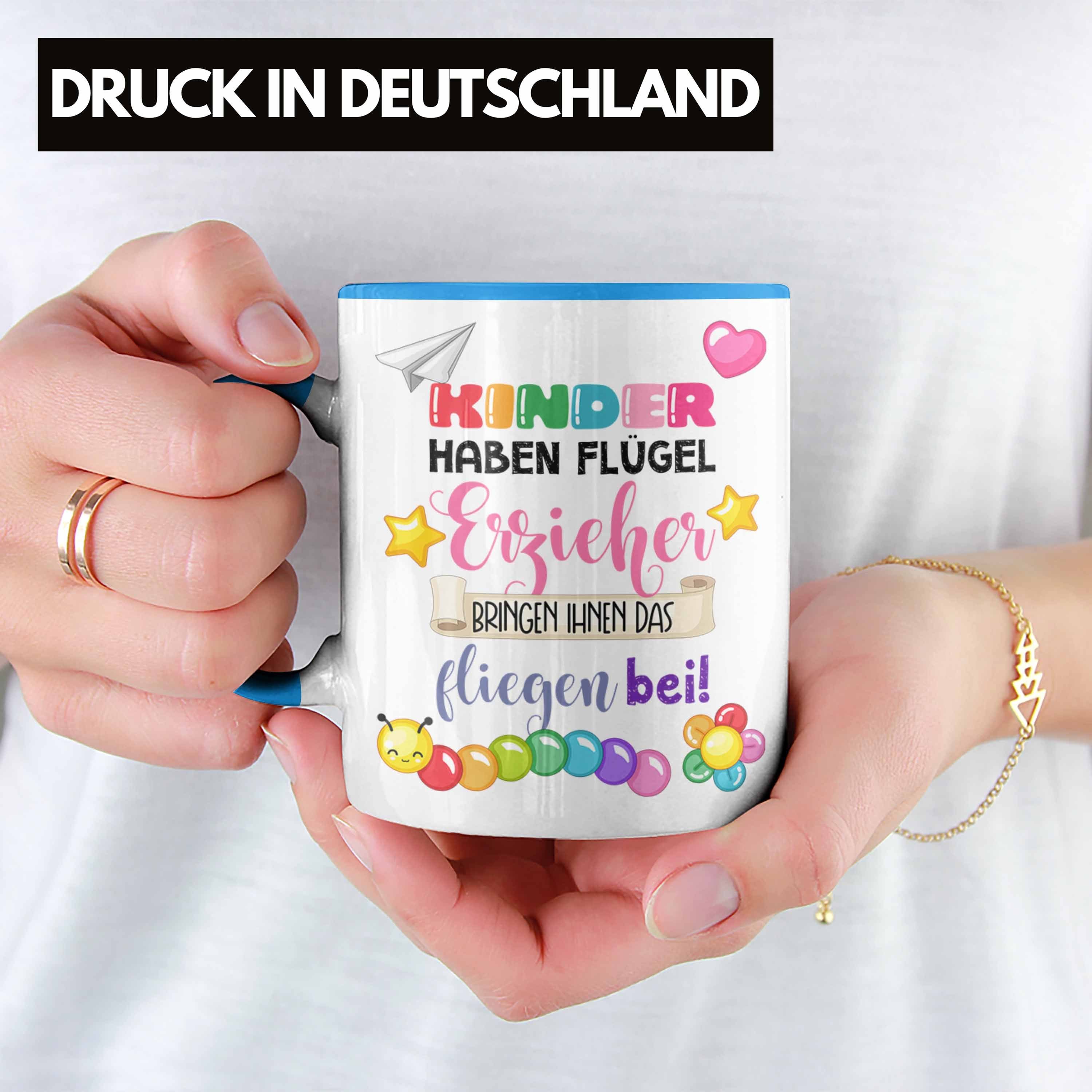 Trendation Tasse Trendation - Erzieherin Tasse Geschenk Danke Dankeschön Abschiedsgesch