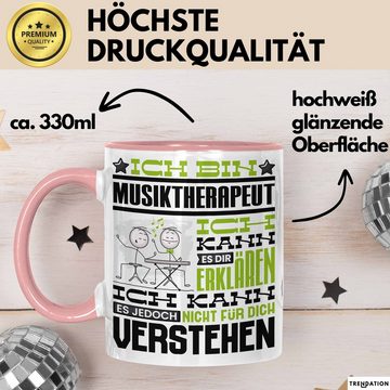 Trendation Tasse Musiktherapeut Geschenk Tasse Lustige Geschenkdiee für einen Musikther