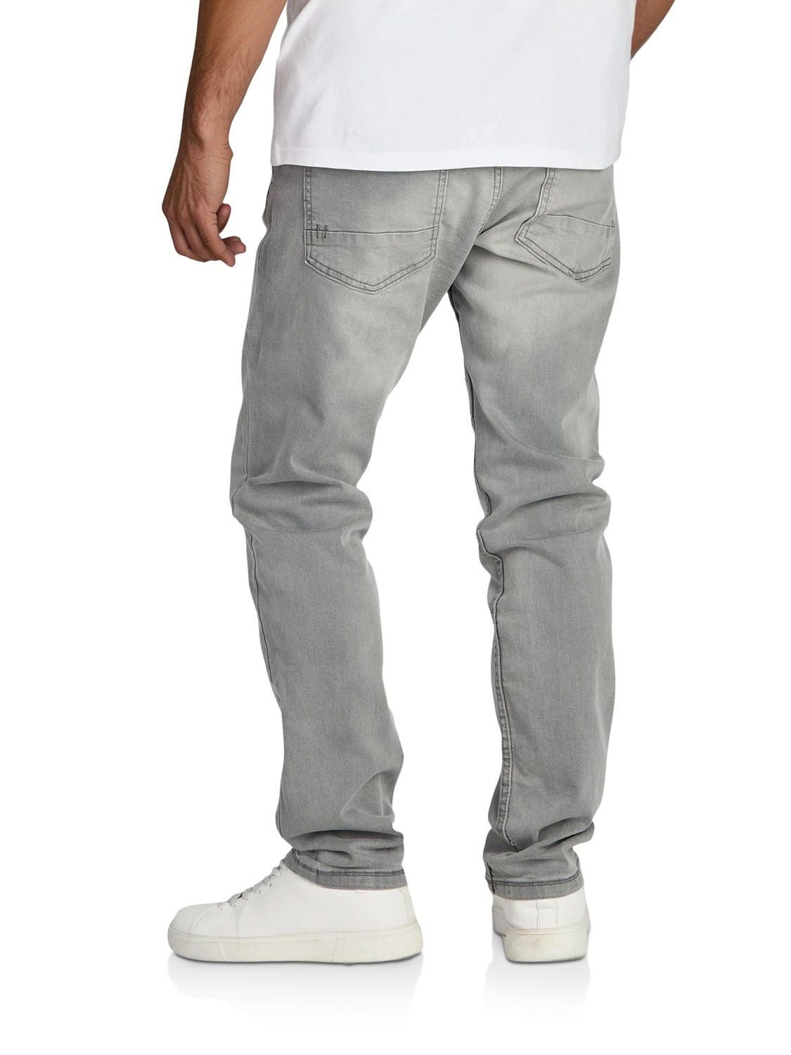 riverso Straight-Jeans Herren Jeanshose RIVChris Regular Fit Denim Hose mit Stretch