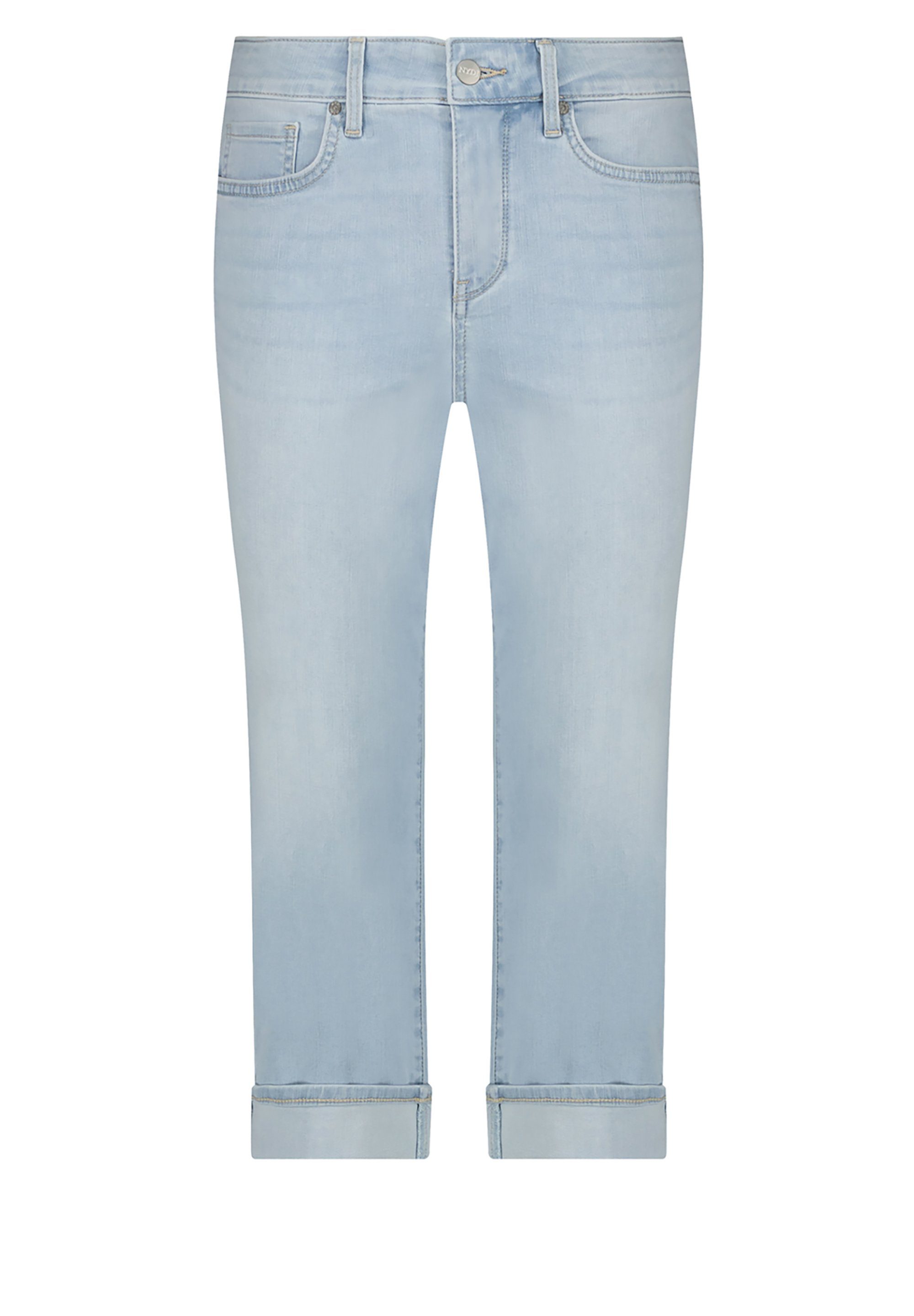 NYDJ Caprihose Marilyn Crop Cuff Reiß- und Knopfverschluss, Lift-Technologie