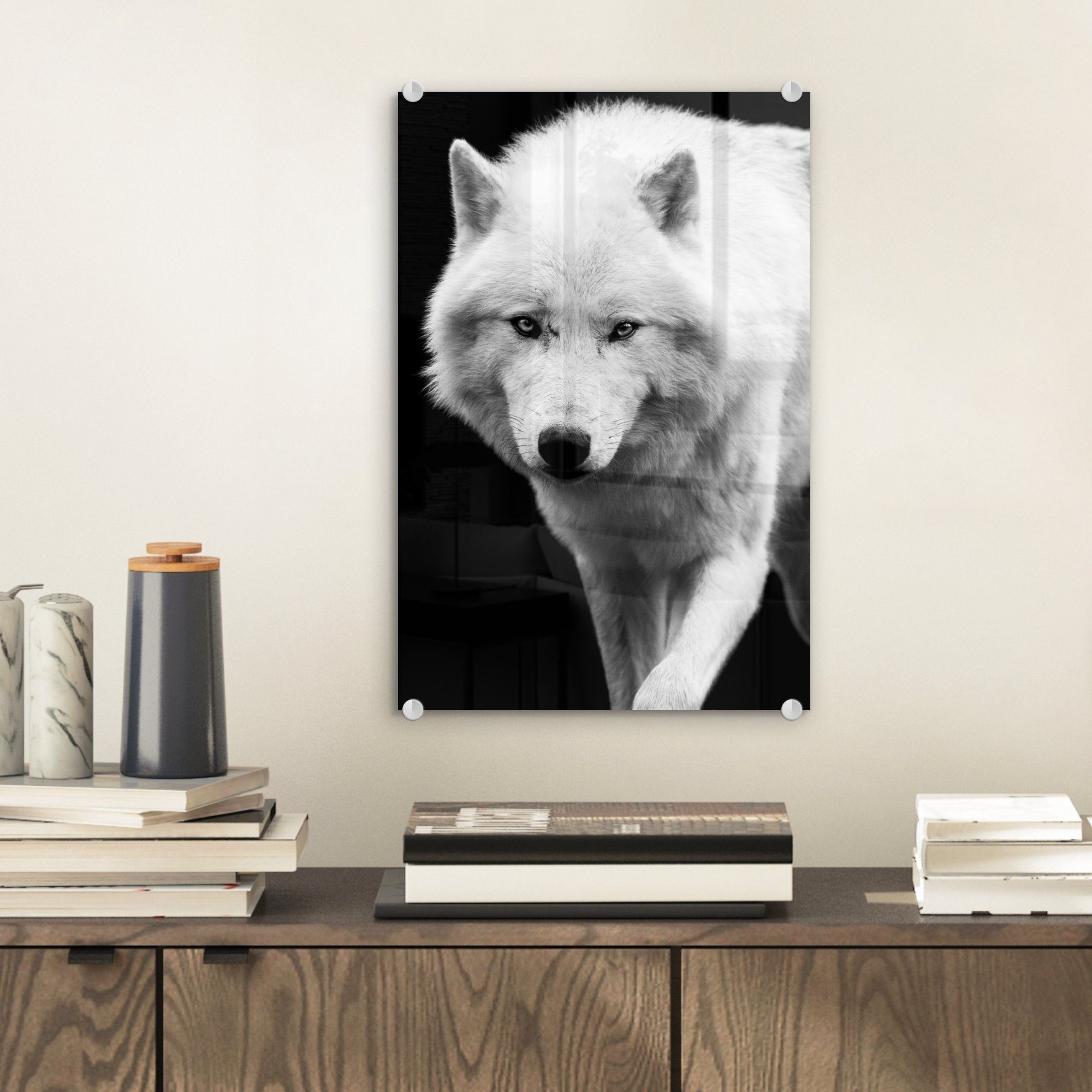 MuchoWow Acrylglasbild Wolf - Tier - günstig online kaufen