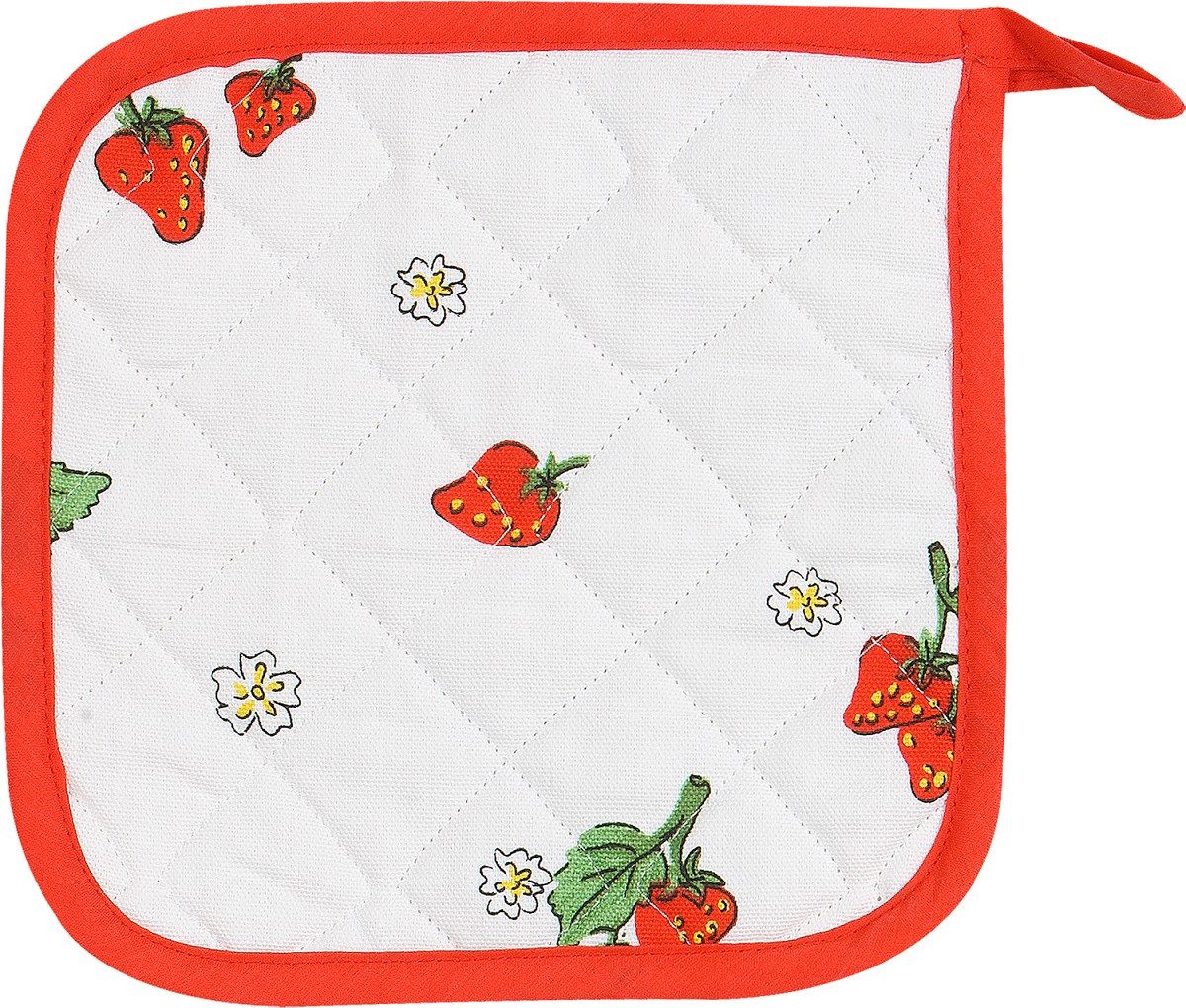 Kracht Topflappen Erdbeere, (2-tlg., 2-teilig), 2er Set Topflappen, wattier günstig online kaufen