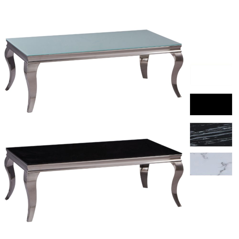 HOOZ Couchtisch Couchtisch 115x65cm Chrom & günstig online kaufen