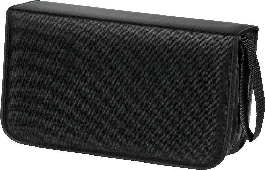 Hama DVD-Hülle CD Tasche, mit Hüllen zur Aufbewahrung von 120 CDs, DVDs und Blue-Rays