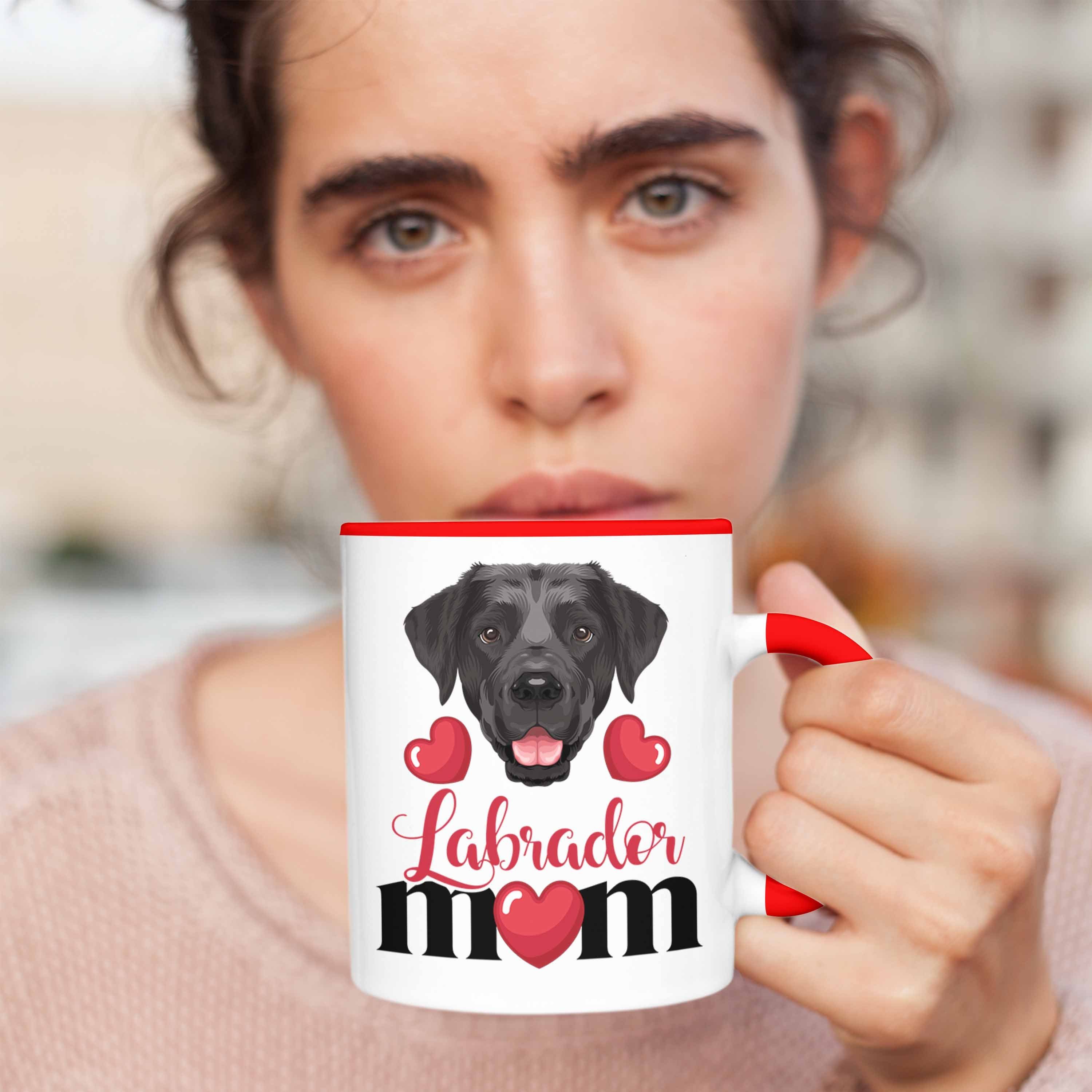 Trendation Tasse Labrador Besitzer Mom Geschenkidee Mama Tasse Lustiger Rot Spruch Geschenk