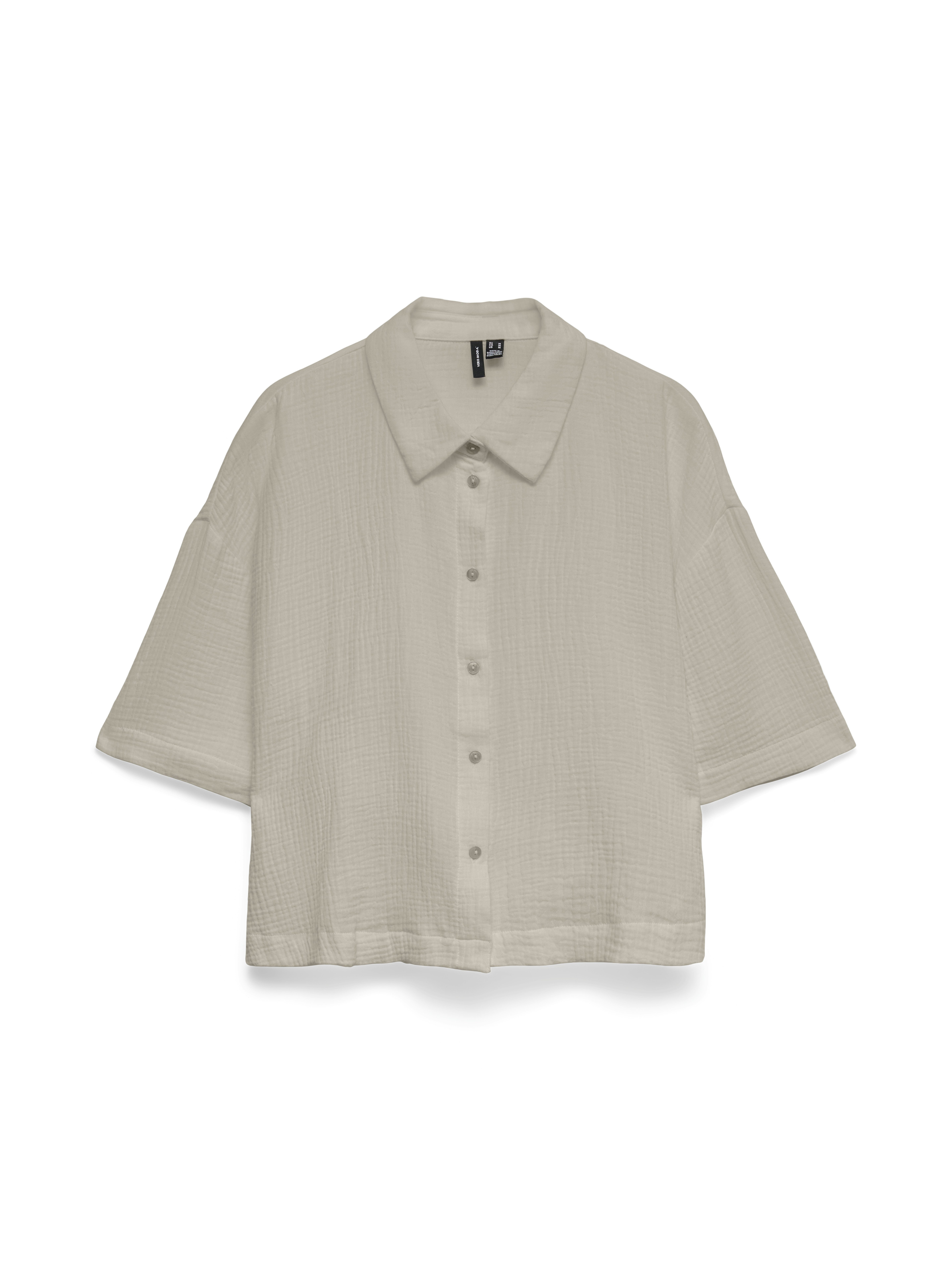 Kurzarmbluse VMNATALI SS CROP SHIRT WVN NOOS