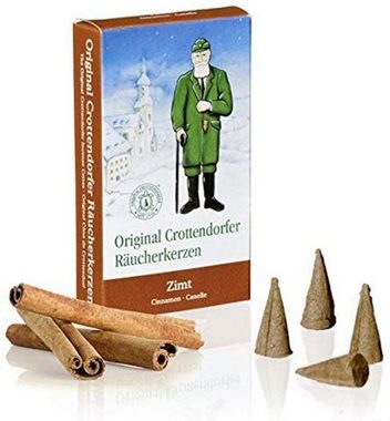 Crottendorfer Räuchermännchen 6 Päckchen Räucherkerzen- Bunte Mischung, Zimt, Adventsduft, .. & mehr
