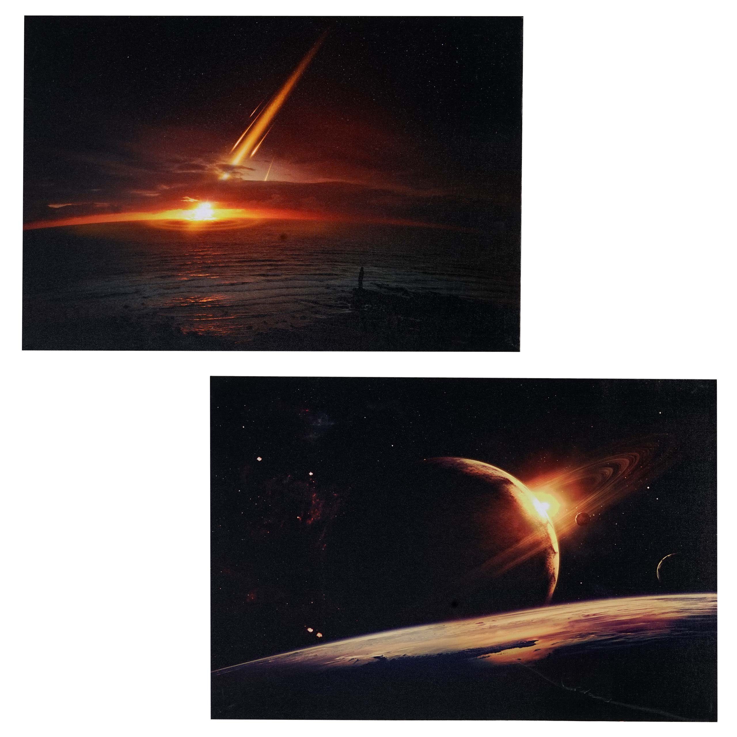 MCW LED-Bild LED-Bild-T-2, Planet (Set), Mit günstig online kaufen