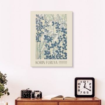 Posterlounge XXL-Wandbild Korin Furuya, Florales Design 116, Shin-bijutsukai, 1902, Wohnzimmer Japandi Malerei