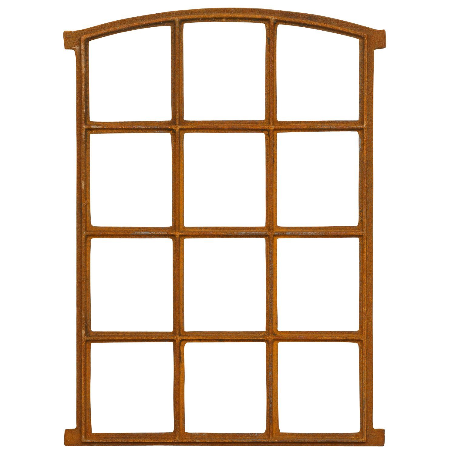 Rost Stallfenster Scheunenfenster 78cm Felder Fenster 12 Fenster Aubaho Antik-S Eisen