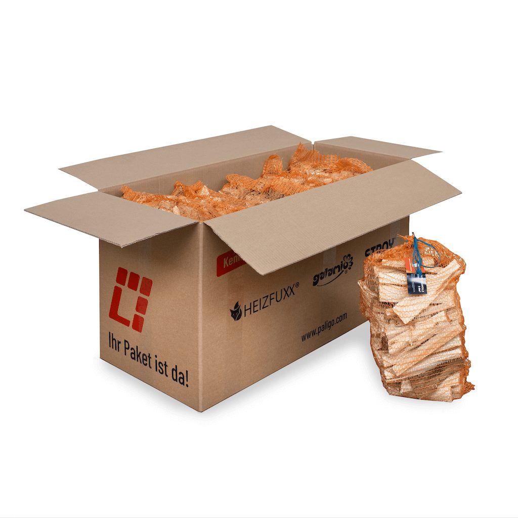 HEIZFUXX Kaminholz Blue 18cm, 15 kg, (Paket, 5-St)