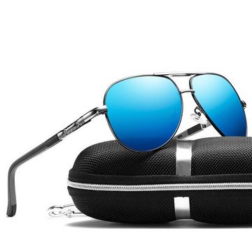 FIDDY Sonnenbrille Polarisierte Unisex-Sonnenbrille, Outdoor-Fahrradbrille (1-St) Toad-Linsenunterstützungsserie, Farbfilm-Angelbrille