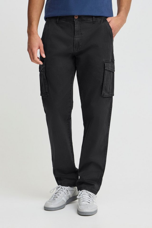 Blend Cargohose BHMORGAN-Cargopant aus Baumwollmischung mit Elasthan, Straight Fit, knöchellang