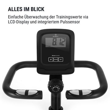 KLARFIT Heimtrainer Relaxbike 6.0 SE (übersichtliches LCD-Display)