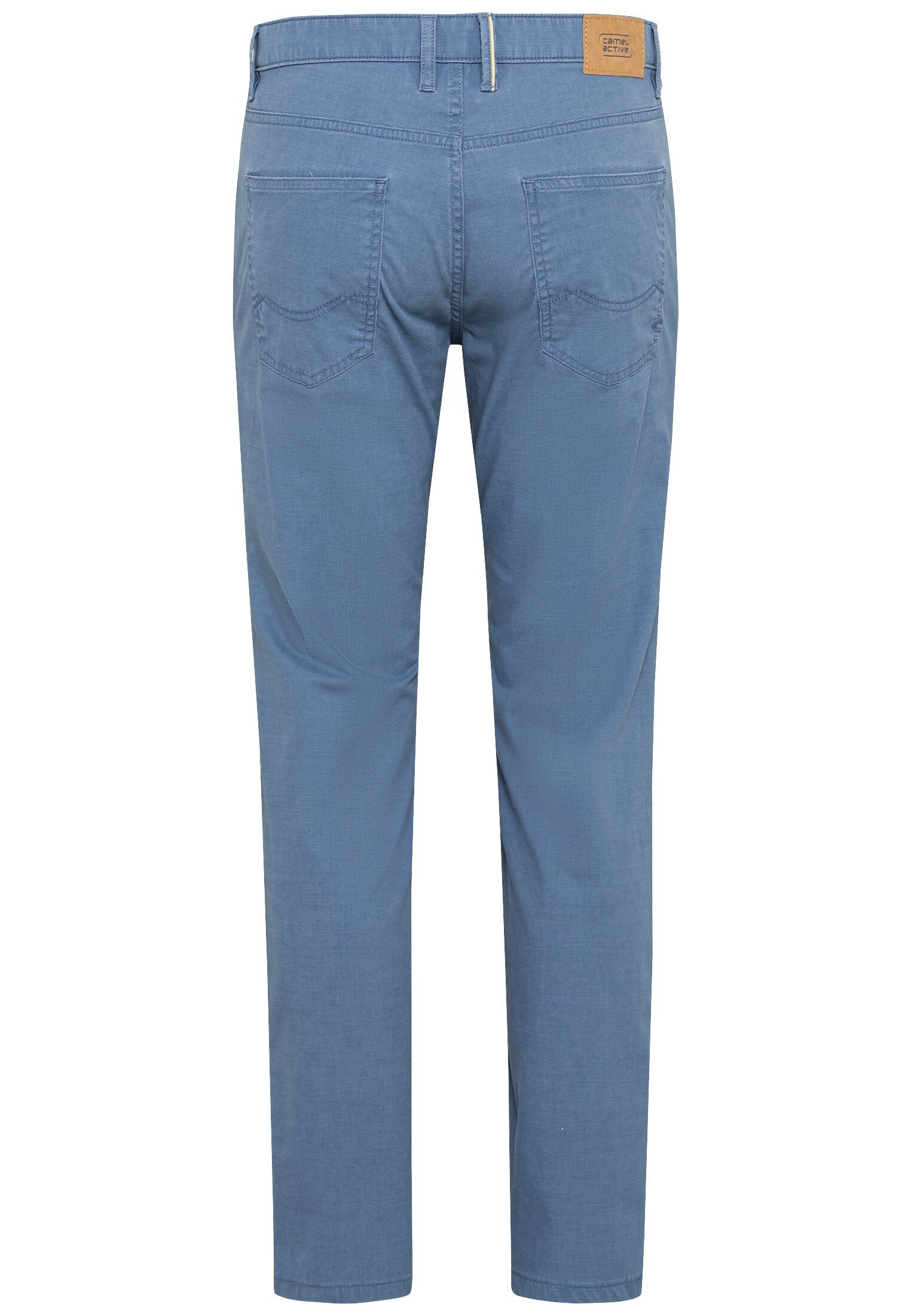camel active 5-Pocket-Jeans mit Ledermarkenlabel günstig online kaufen