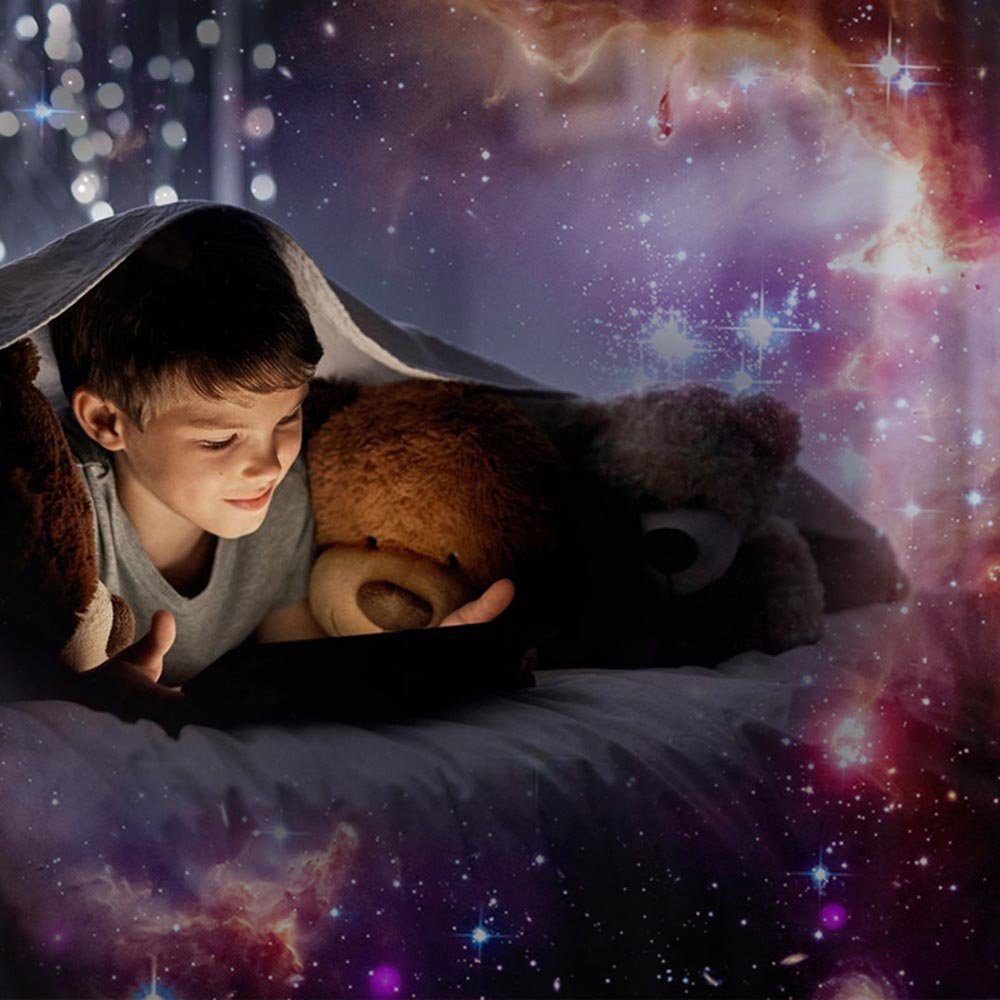 Sternenprojektor, Projektor LED LED Beamer Sternenhimmel Außerirdische, 360°-Drehung USB-Ladung,für LED-Sternenhimmel Nachtlicht MUPOO Kinder,Erwachsene,Schlafzimmer,Party,Galaxie