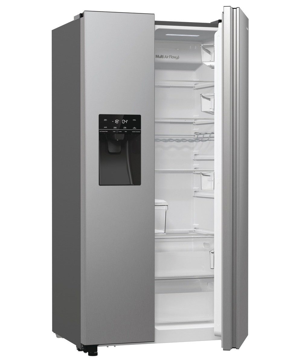 Hisense Side-by-Side RS5P535NTCE, 178,6 cm hoch, 91,5 cm breit, Wasser-/Eisspender