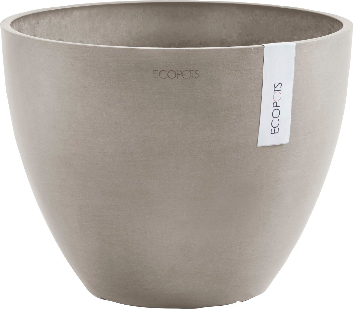 ECOPOTS Blumentopf ANTWERP Taupe, BxTxH: 40x40x30 cm | Pflanzkübel