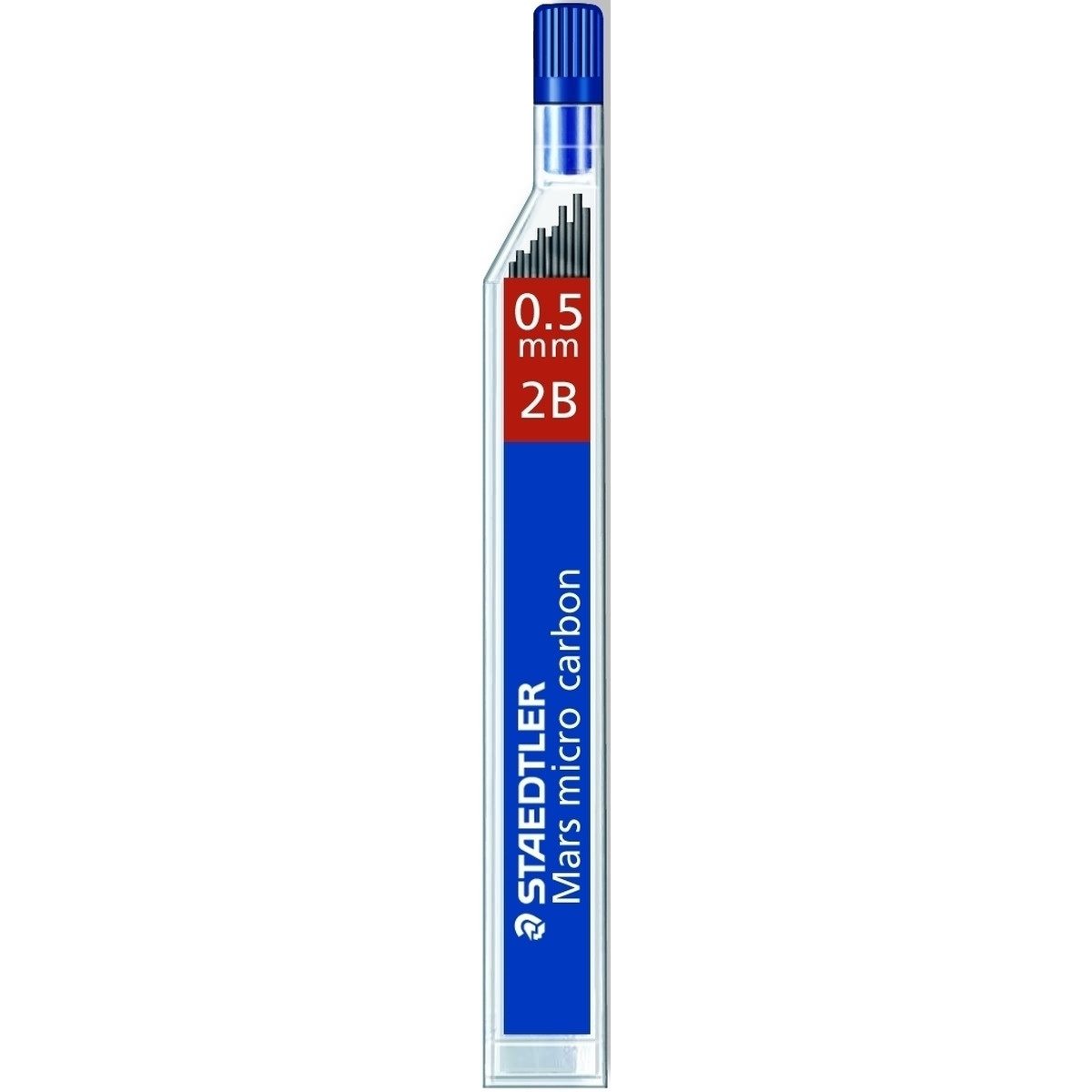 STAEDTLER Bleistift Feinminen Dose mit 12 Minen 0,5mm 2B