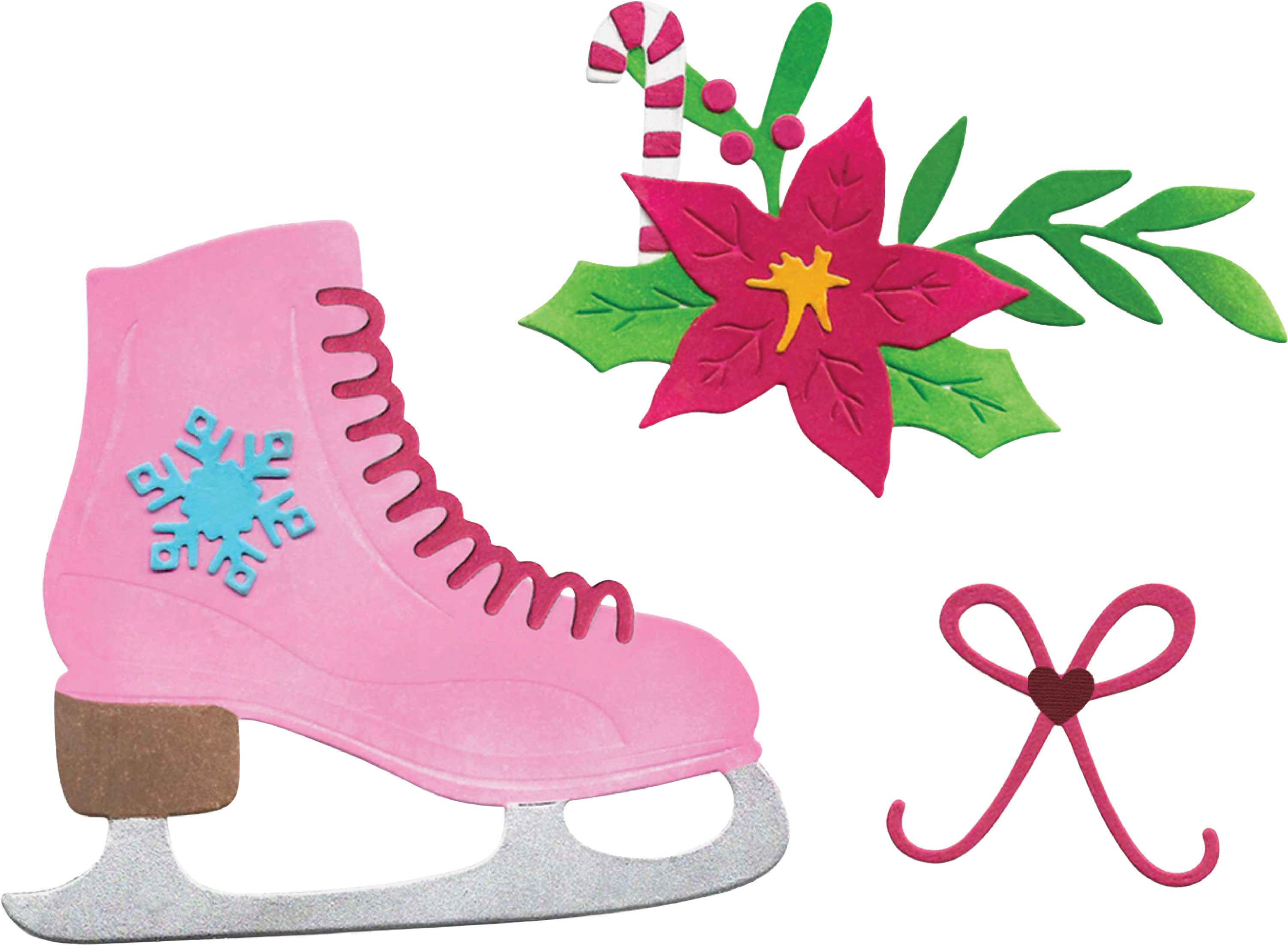 Sizzix Motivschablone Stanzschablone On Ice, 14 Teile
