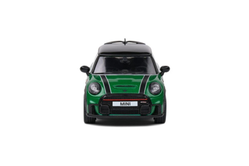 Solido Modellauto Mini John Cooper Works 2023 grün metallic, Maßstab 1:43