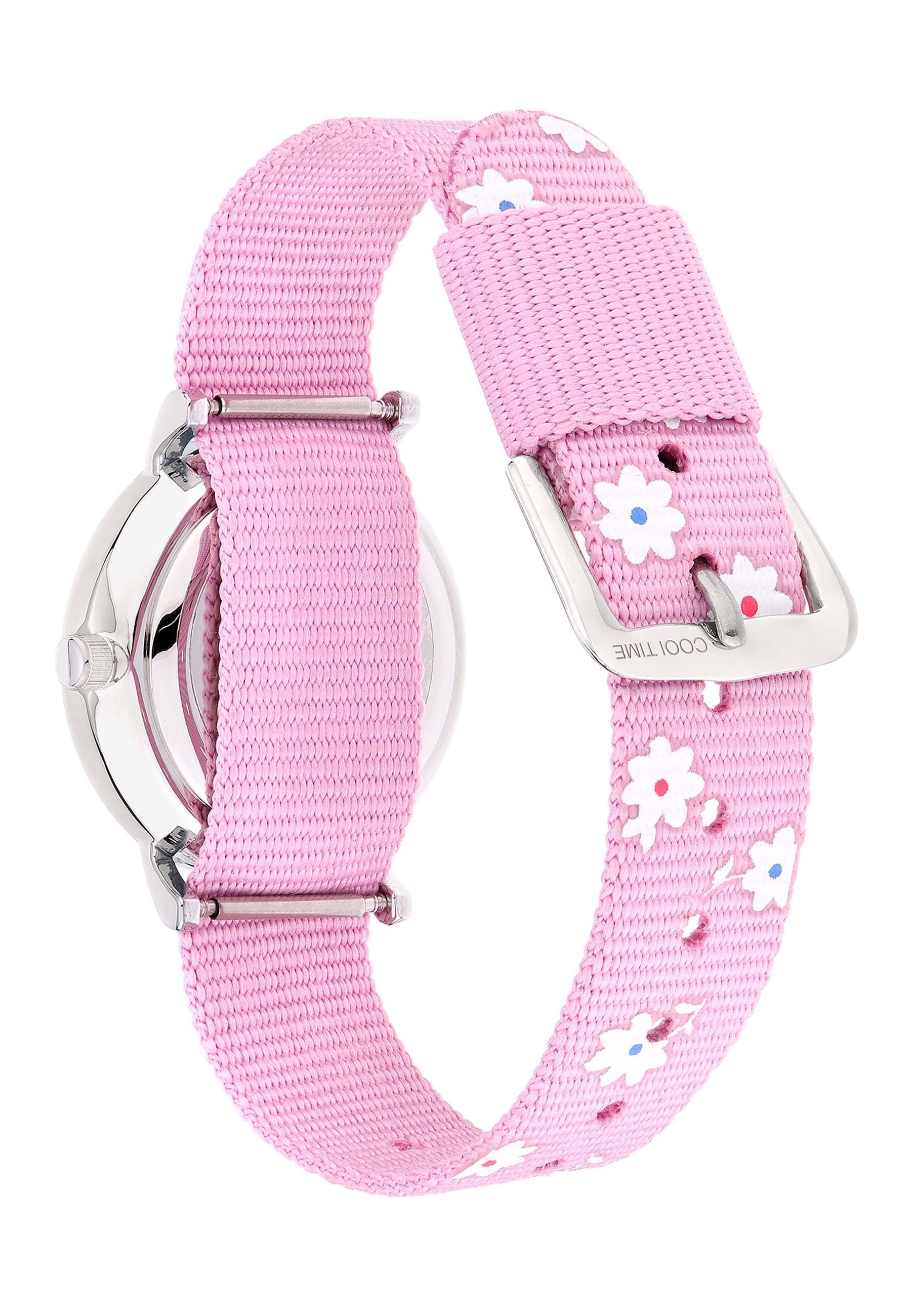 TIME COOL rosa Quarzuhr Armbanduhr
