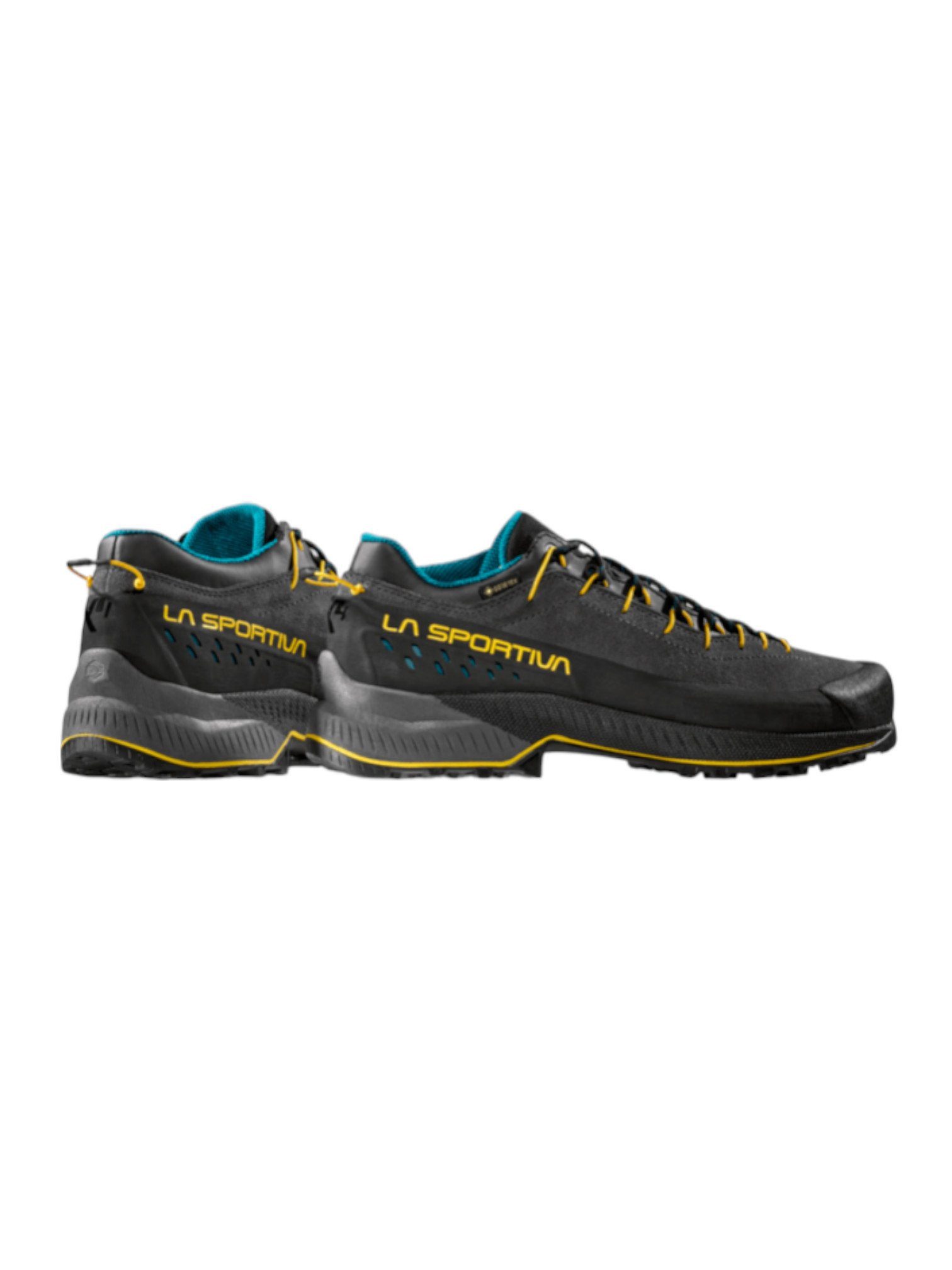 La Sportiva TX 4 Evo GTX (Zustieg, Wildleder, wasserdicht) carbongrau/gelb Herren Wanderschuh