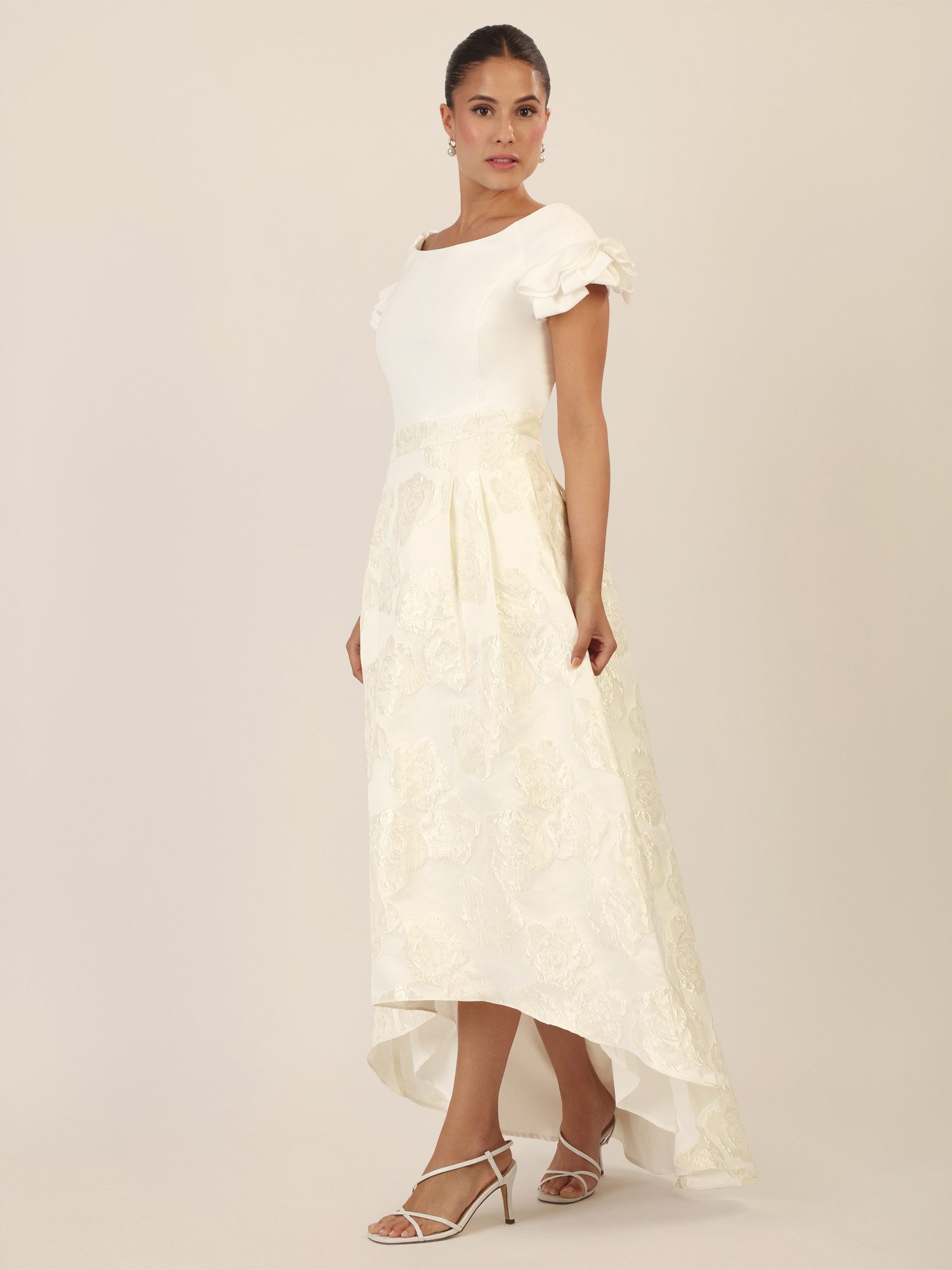 Apart Abendkleid mit floraler Jacquard-Struktur günstig online kaufen