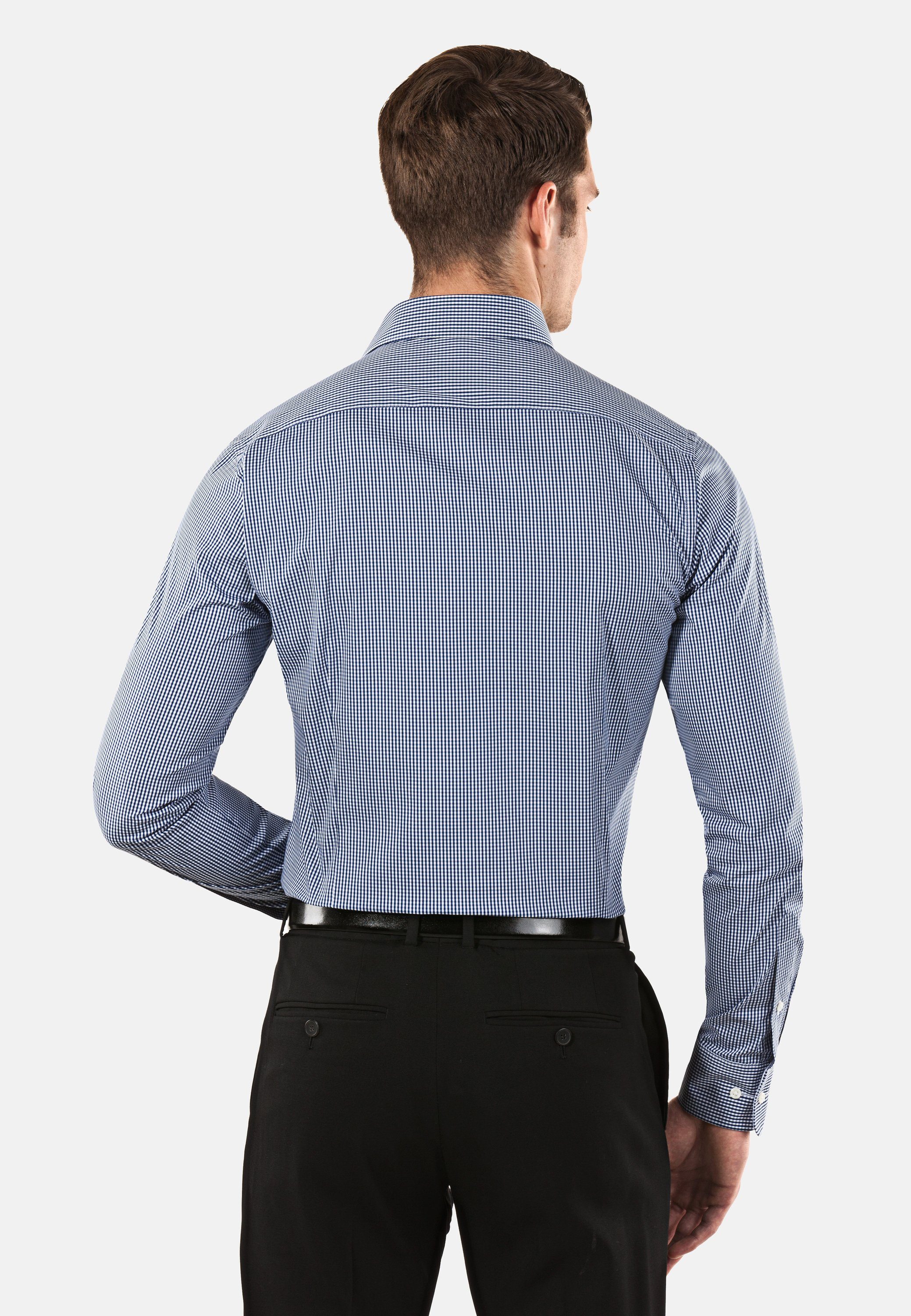 Vincenzo Boretti Businesshemd super tailliert stretch