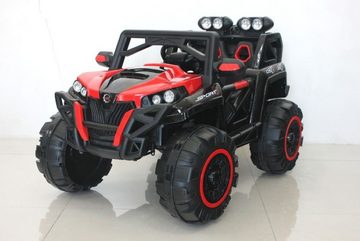 ES-Toys Elektro-Kinderquad Kinder Elektroauto Elektrobuggy 898, Belastbarkeit 40 kg, 4 Motoren 12V7Ah, MP3, 2,4 GHz, Stoßdämpfer