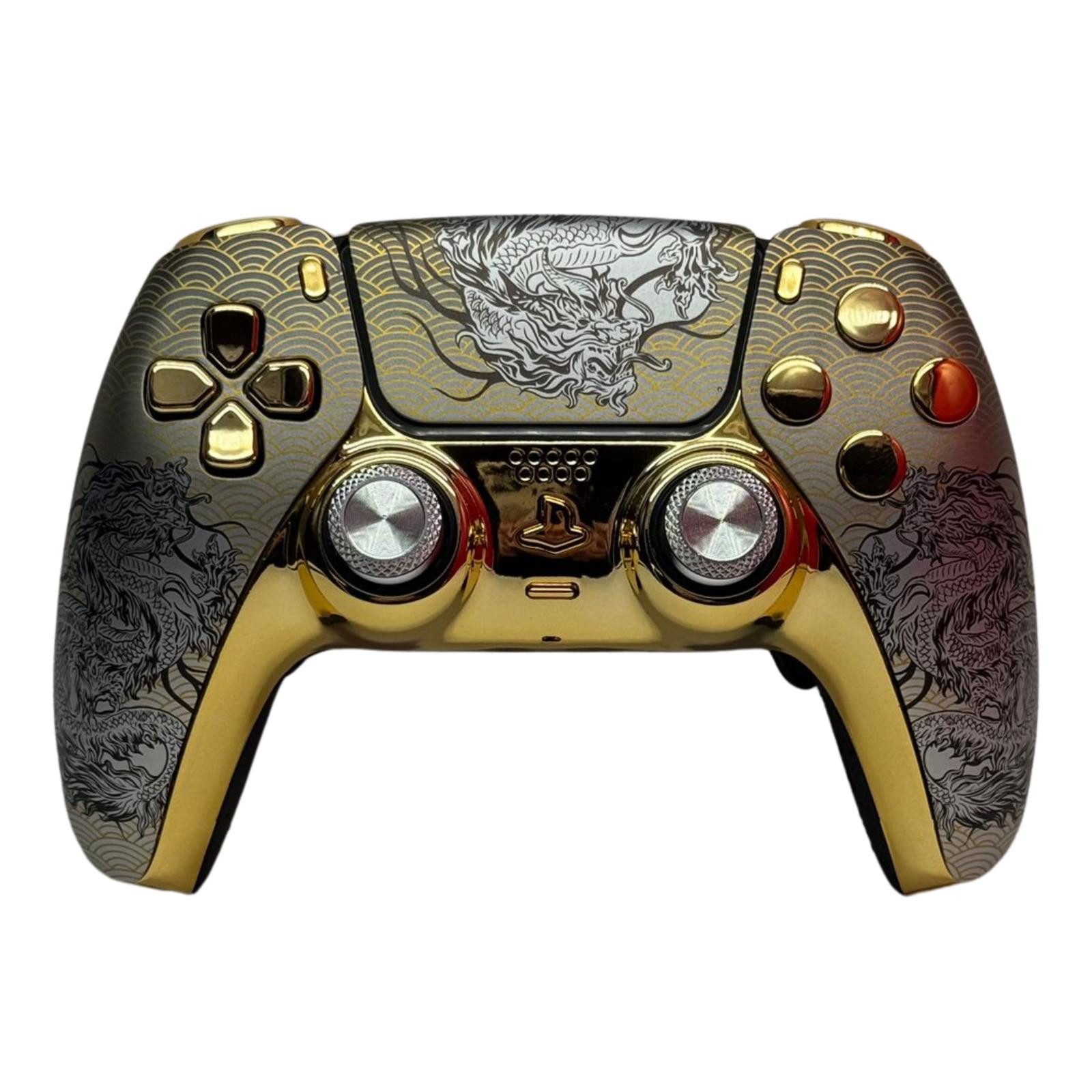 Design Golden Dragon PlayStation 5-Controller
