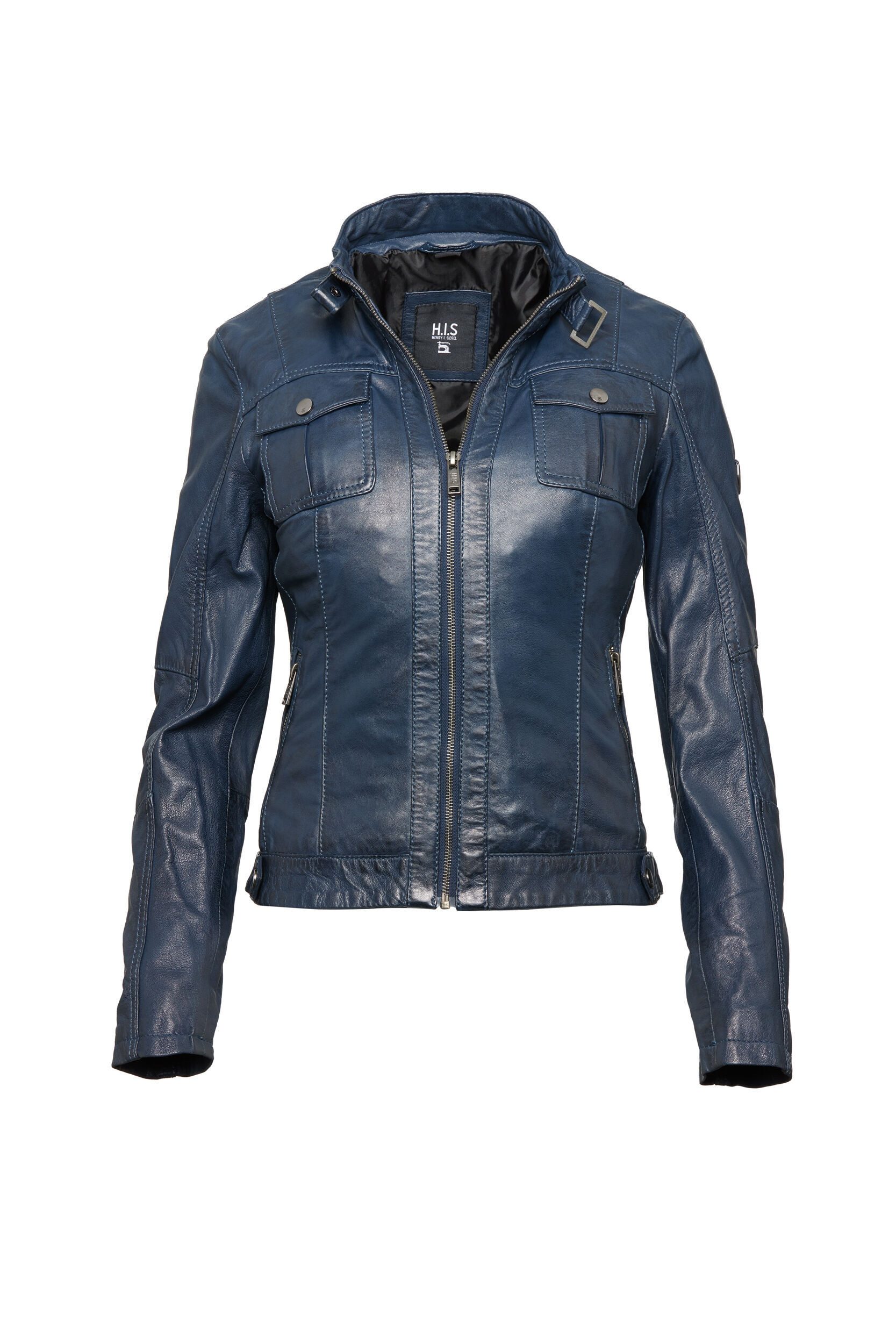 H.I.S Lederjacke (1-St) aus hochwertigem Leder günstig online kaufen