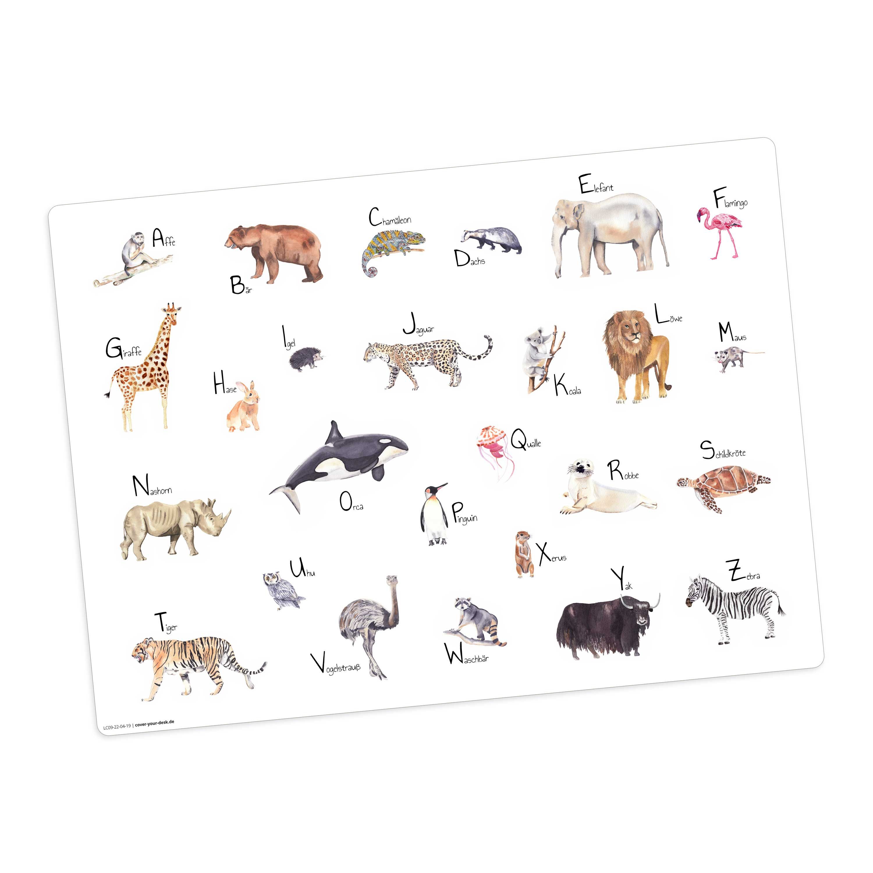 Tischsetmacher Platzset Tischset,  Platzset abwaschbar - Für Kinder - Tier günstig online kaufen