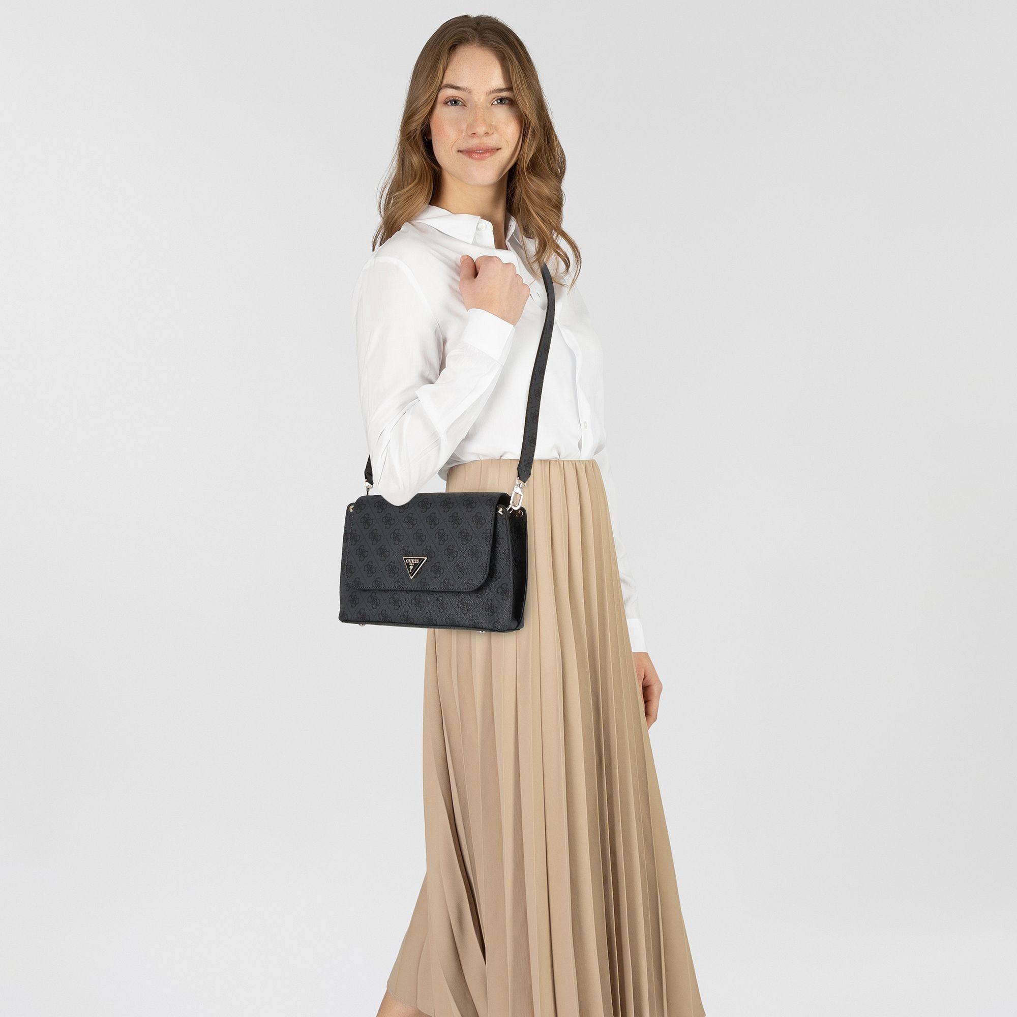 Guess Umhängetasche Meridian II, Polyurethan günstig online kaufen