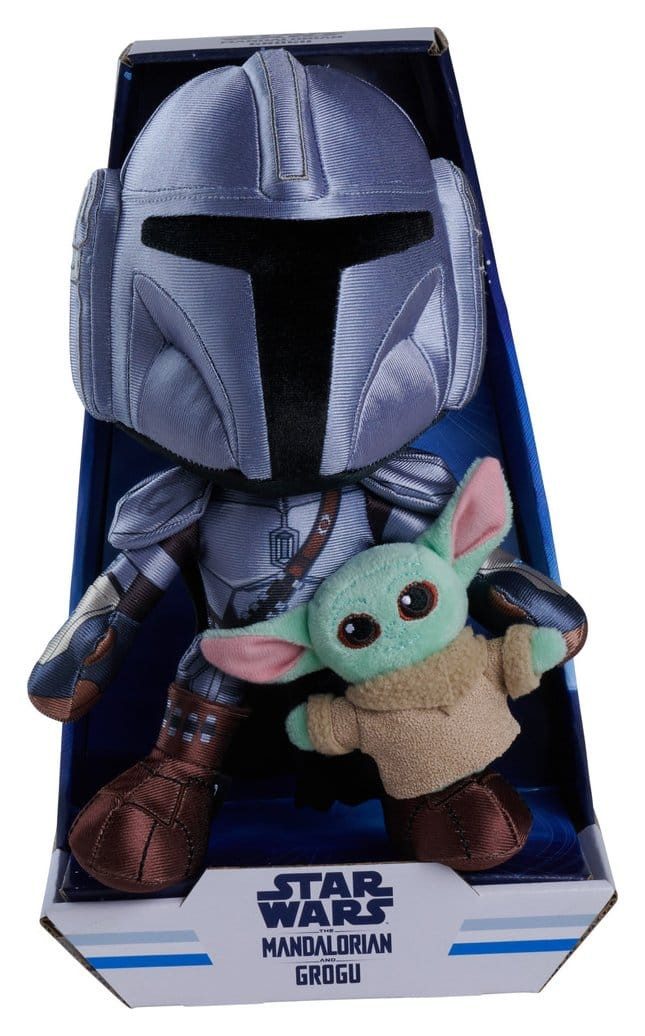 SIMBA Plüschfigur Star Wars Mandalorian Plüschfigur Mandalorian & Mini Grogu 25 cm