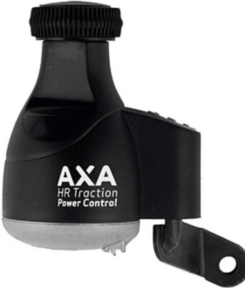 AXA Fahrradbeleuchtung Axa Dynamo HR-Traction Power Control Kunststoffgehäuse schwarz silberg