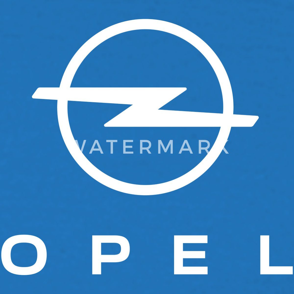 Spreadshirt T-Shirt Opel Logo Weißer Schriftzug günstig online kaufen