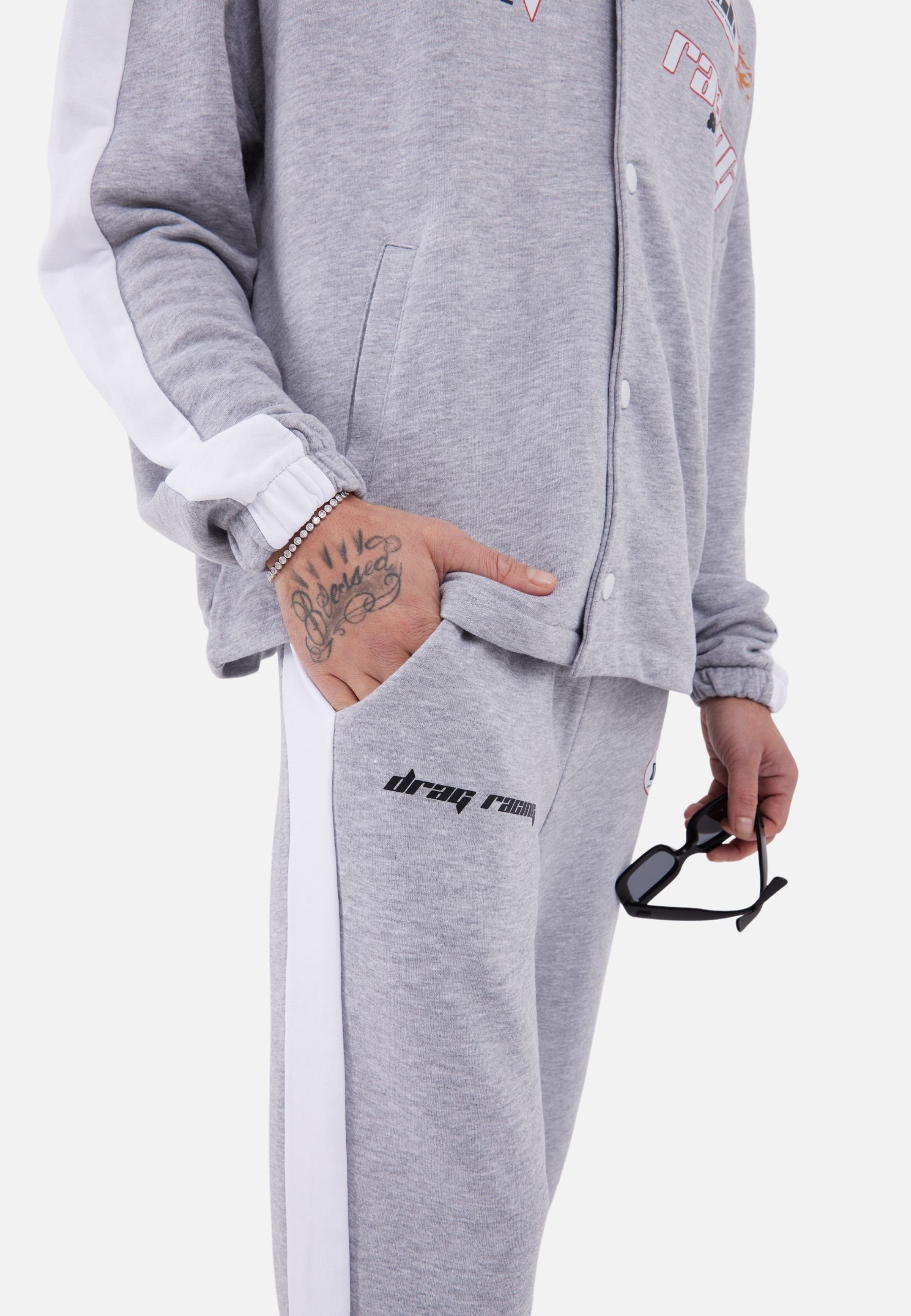 OSSY HOMER Trainingsanzug Set Drag Racing Freizeit Unisex Oversize