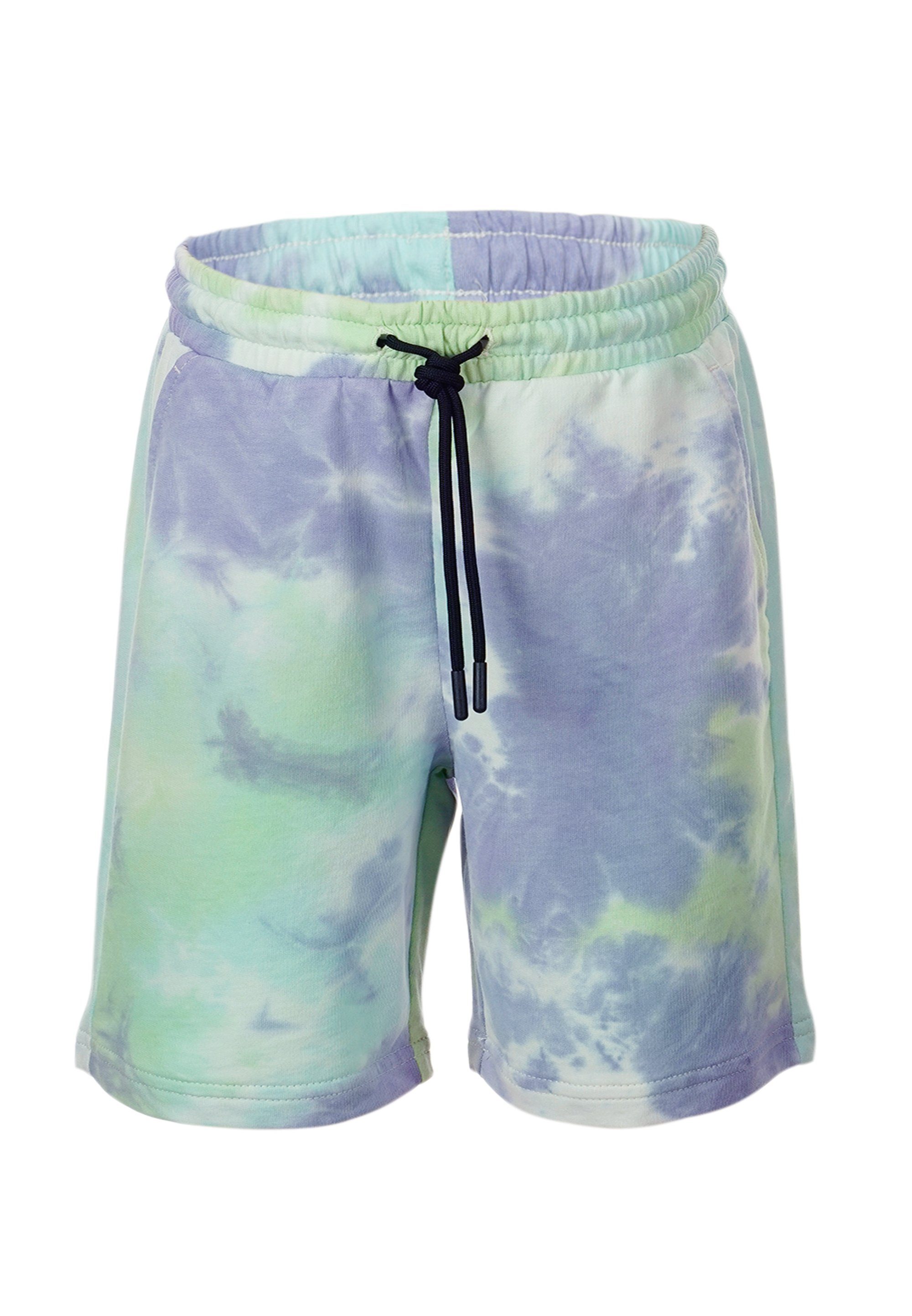 Shorts junior Dip-Dyed-Muster Terry GIORDANO mit French
