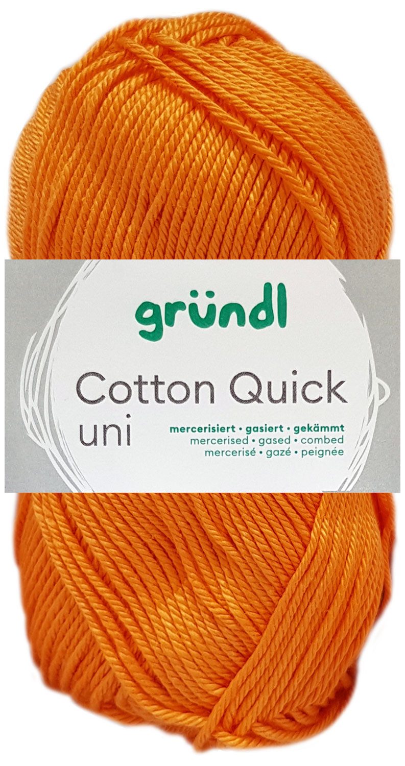 Gründl 50 Gramm Gründl Cotton Quick Uni Farbauswahl Häkelwolle