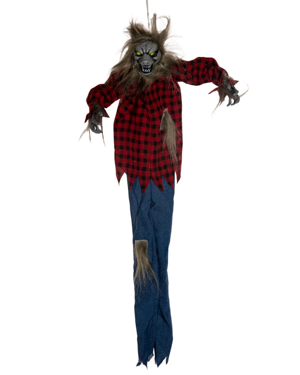 Dekoobjekt Struppiger Vollmond Werwolf Hängefigur 50 cm