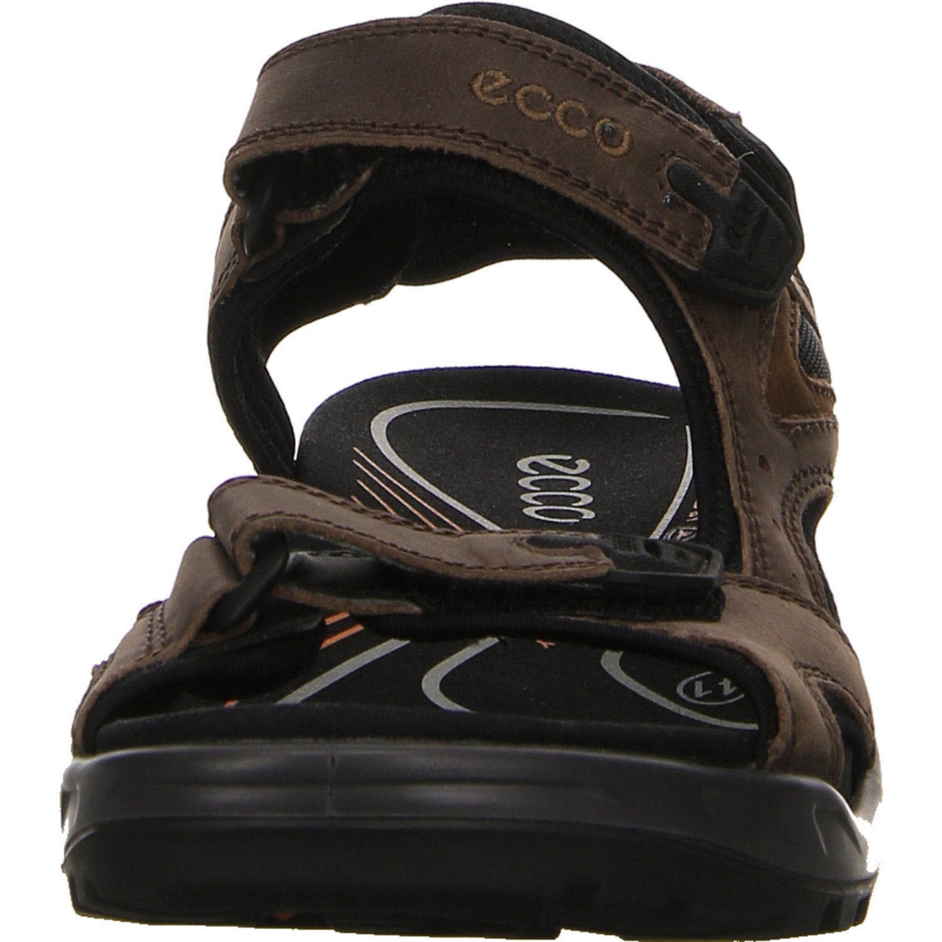 Trekkingsandalen Herren Sandale Ecco braun Yucatan Trekkingsandale Lederkombination