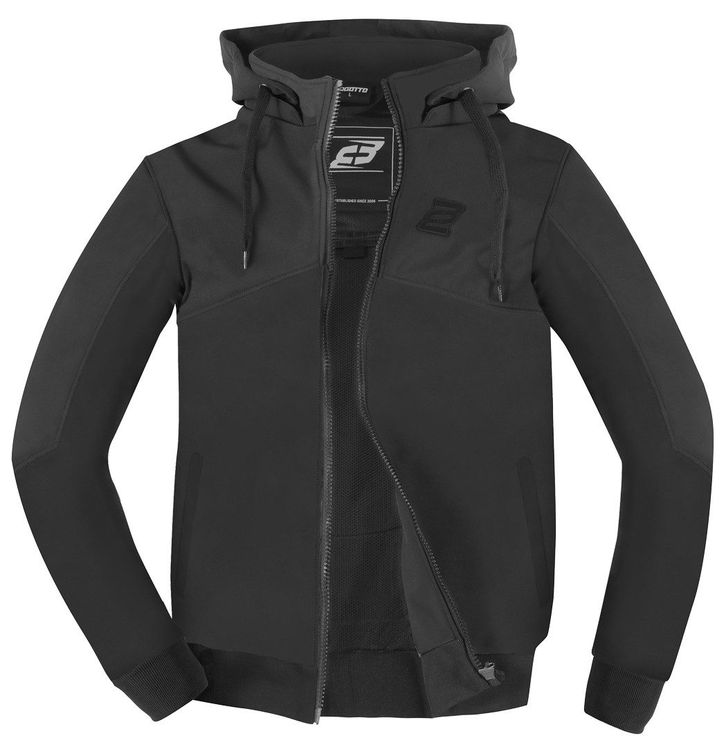 Bogotto Motorradjacke Finish-R Motorrad Zip Hoodie protektoren reflektierende