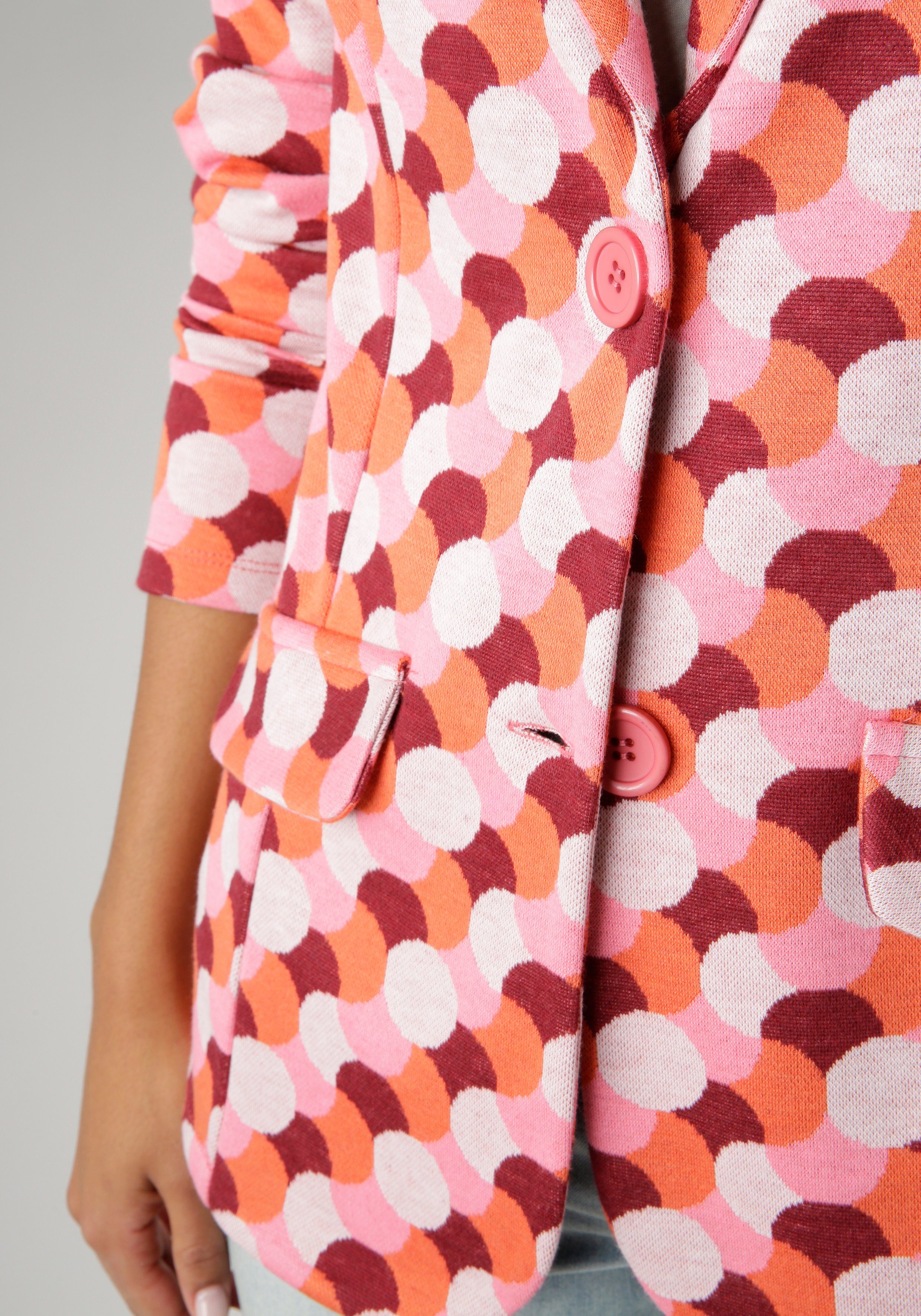 Aniston SELECTED Kurzblazer in Jacquard-Qualität