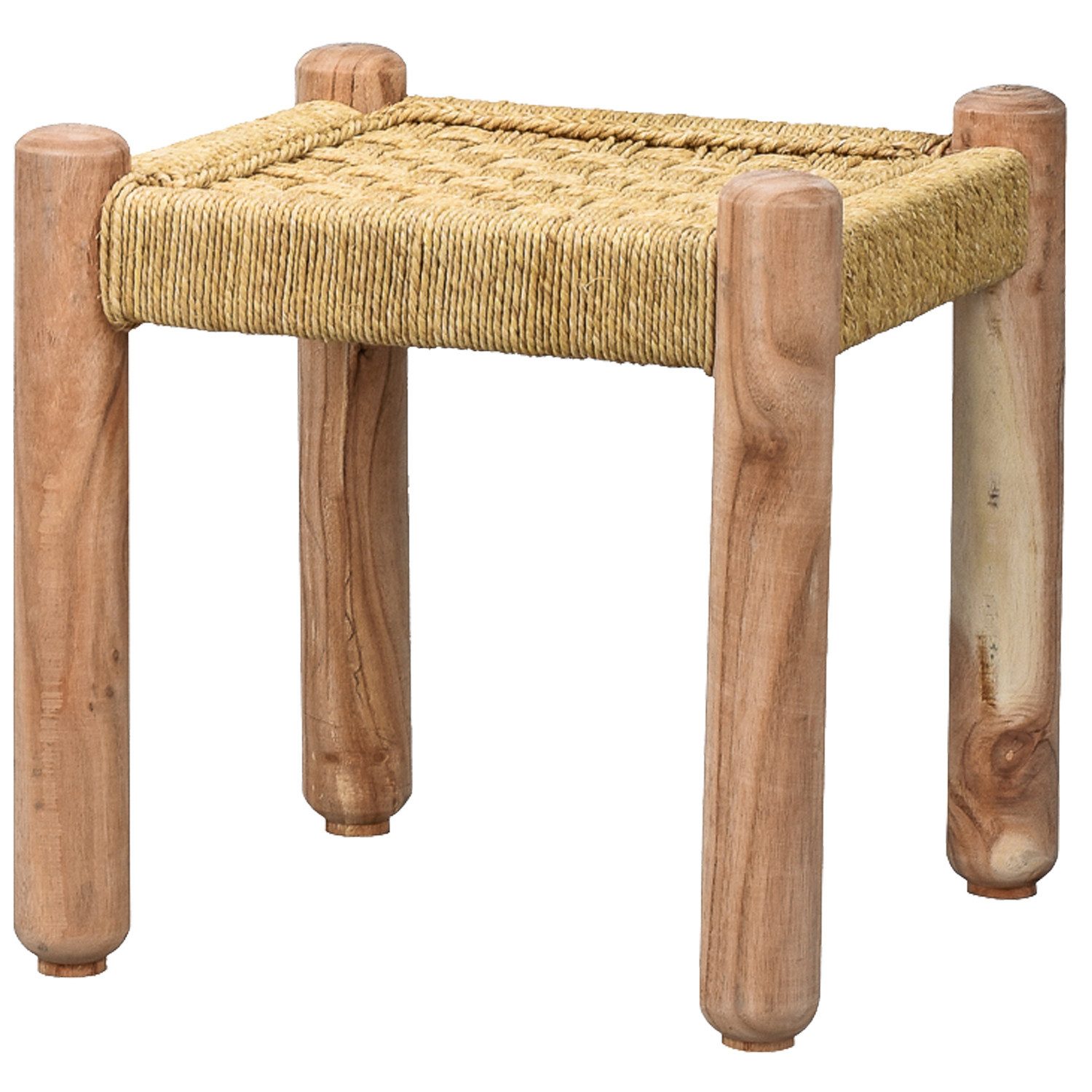 Marrakesch Orient & Mediterran Interior Gartenbank Boho Style Hocker Sitzkocker Josue 36cm (1-St), Handarbeit